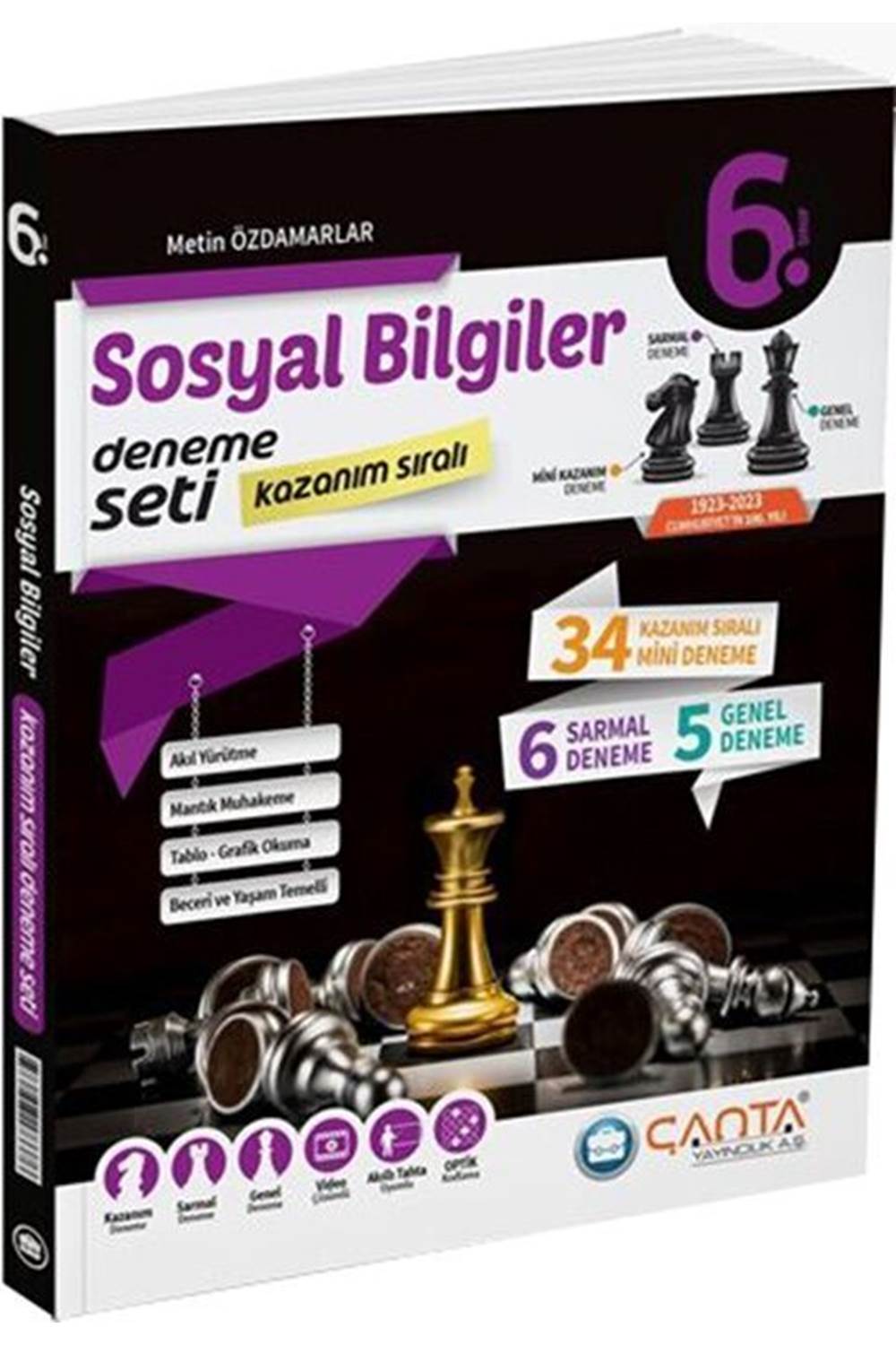 Çanta Yayınları 6. Sınıf Sosyal Bilgiler Kazanım Sıralı Deneme Seti