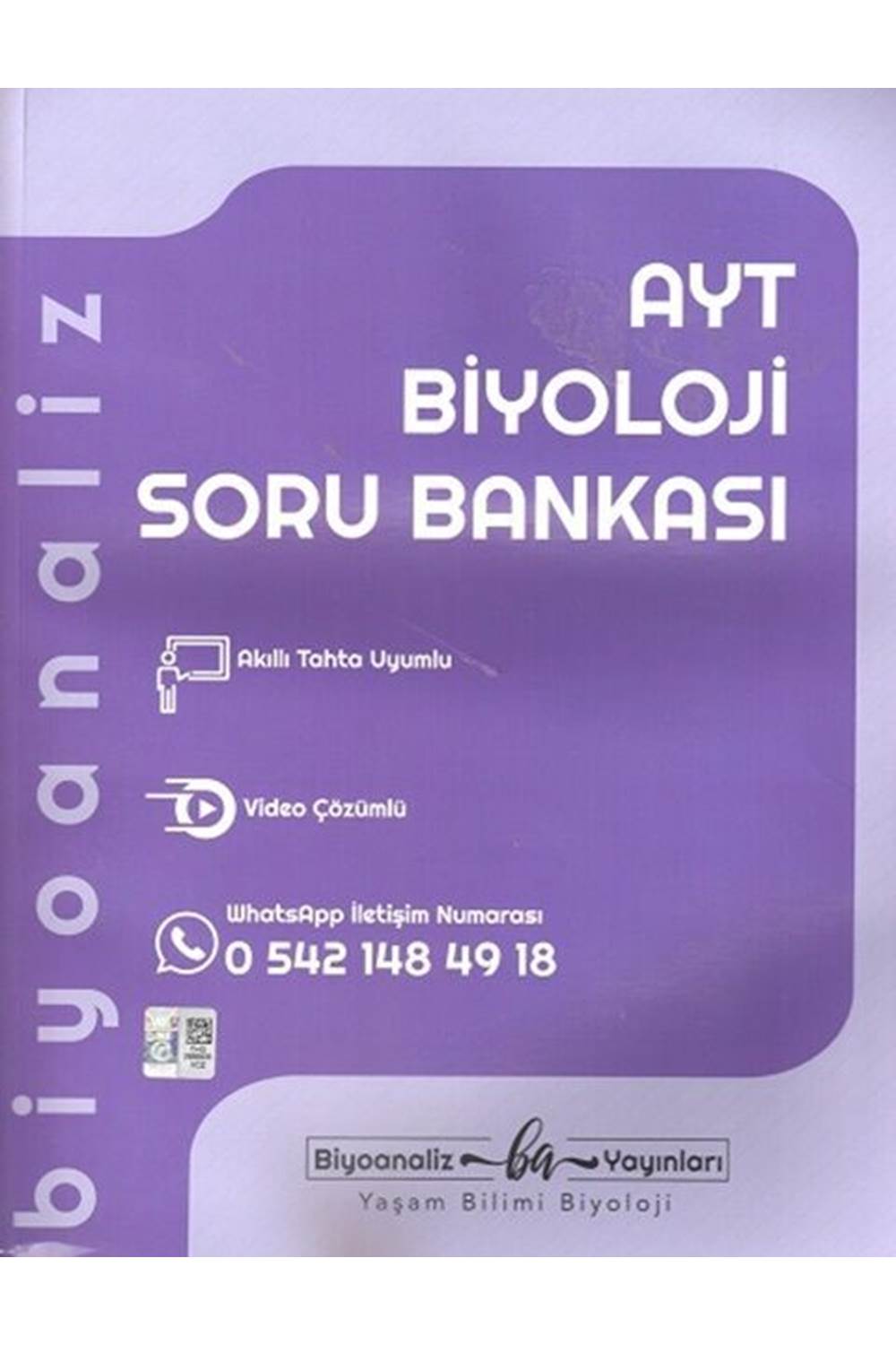 Biyoanaliz Yayınları AYT Biyoloji Soru Bankası
