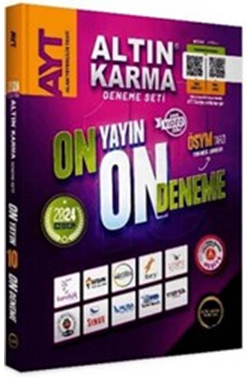 2024 AYT 10 Farklı Yayın 10 Farklı Deneme + Son 1 Yıl Çıkmış Sorular