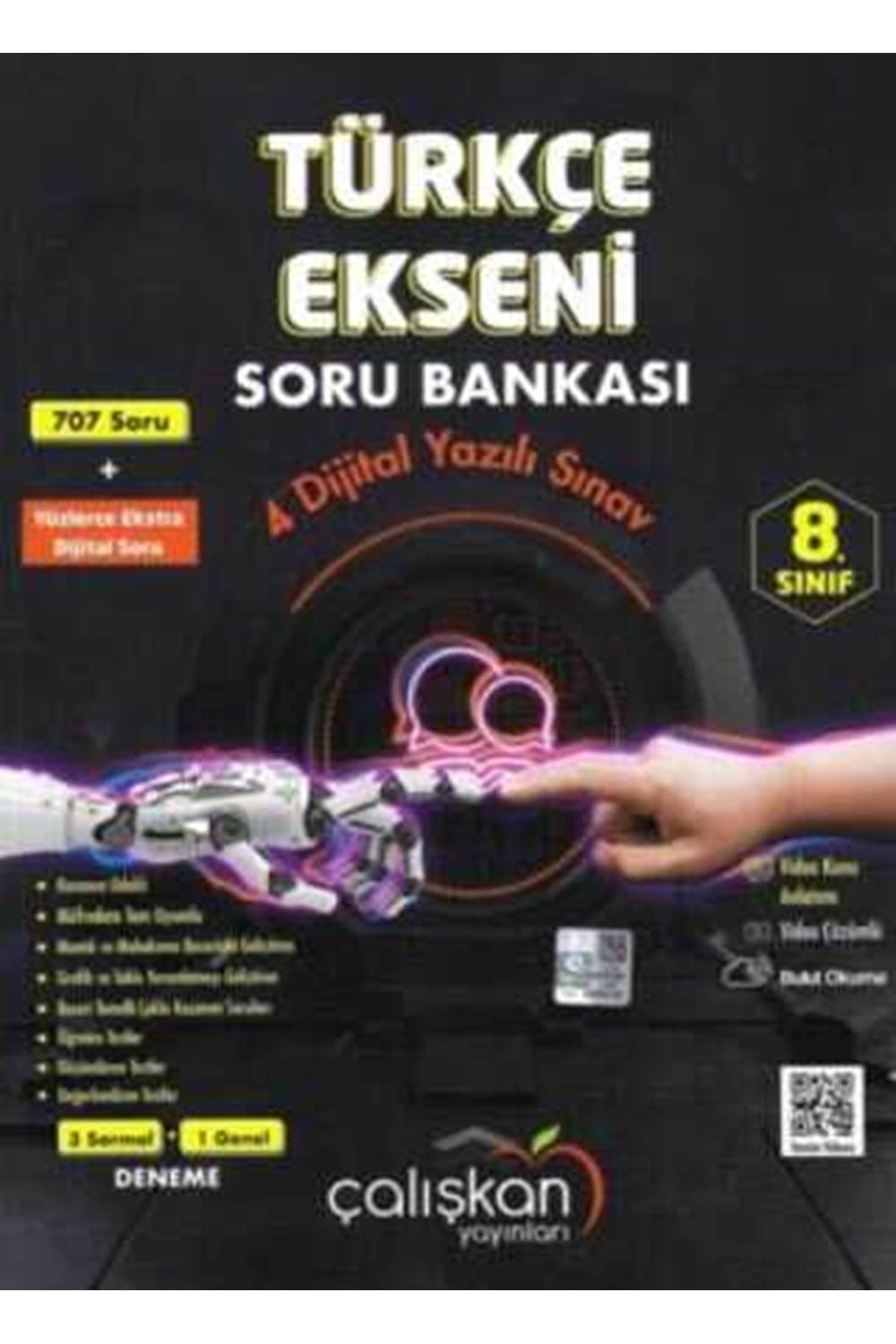 Çalışkan Yayınları 8. Sınıf Türkçe Ekseni Soru Bankası