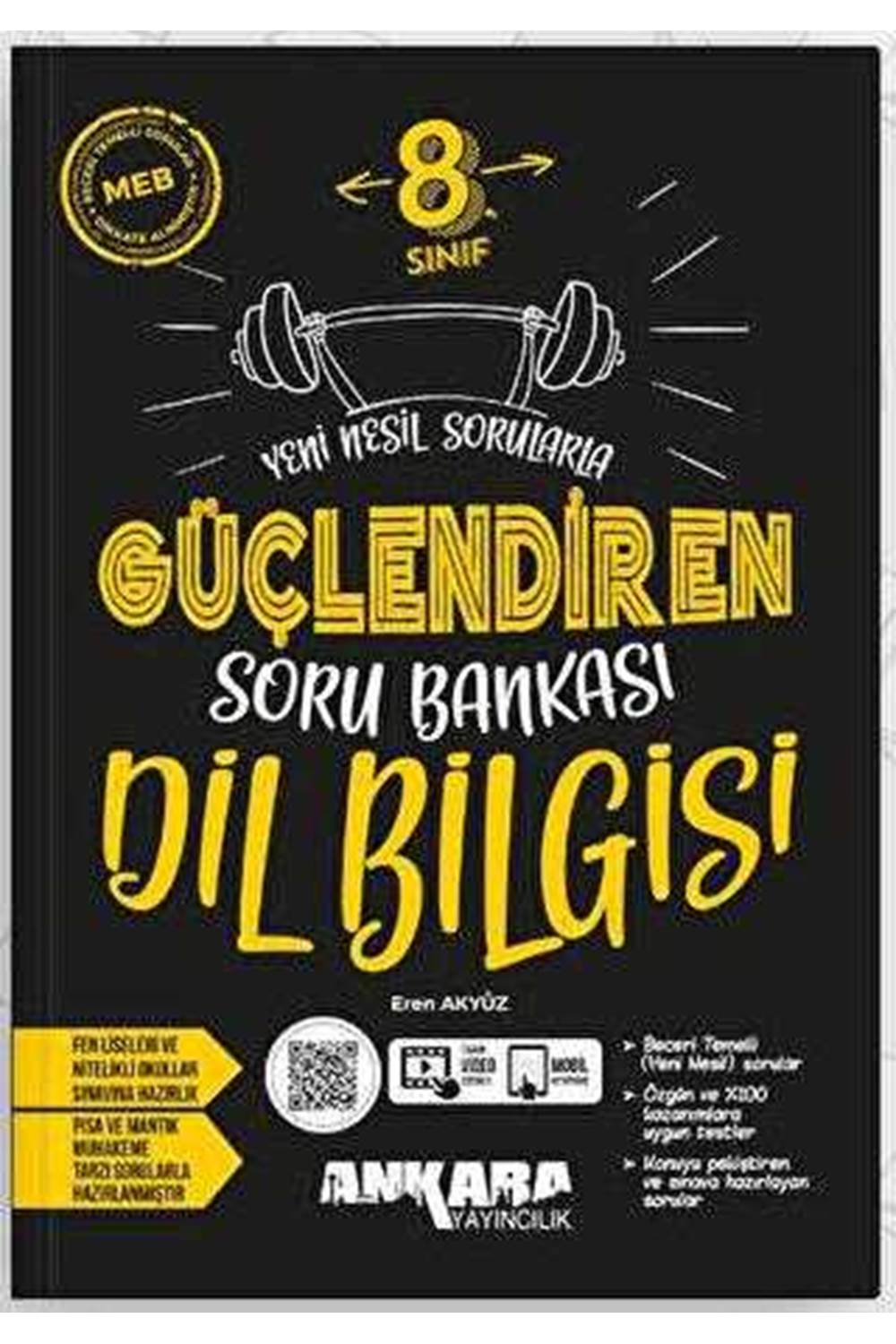 Ankara Yayıncılık 8.Sınıf Güçlendiren Dil Bilgisi Soru Bankası