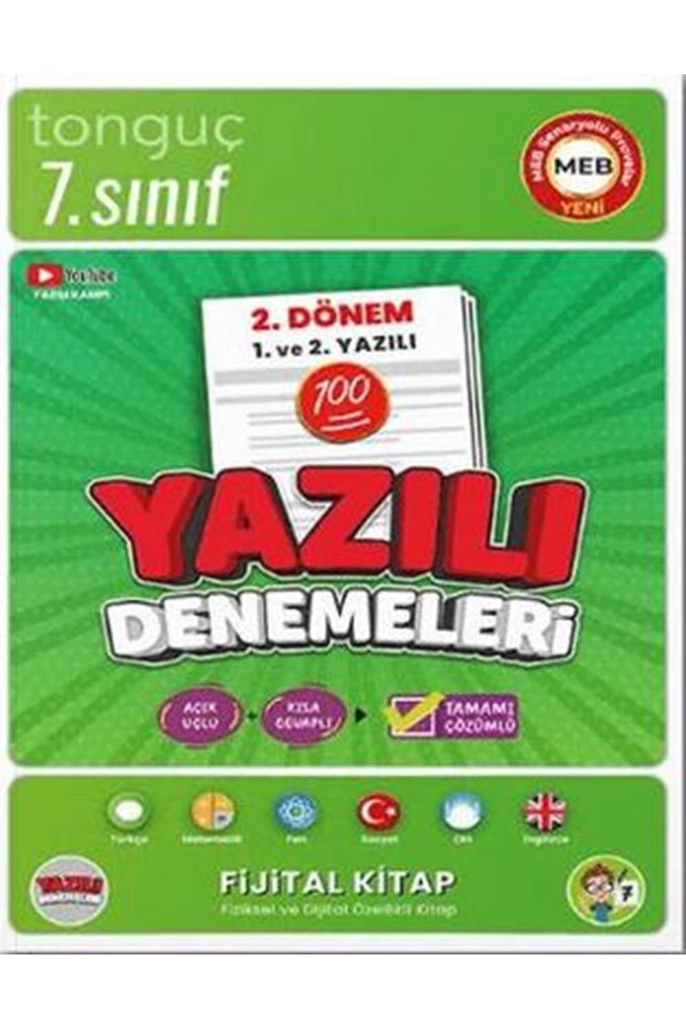 Tonguç 7. Sınıf Yazılı Denemeleri 2. Dönem 1 ve 2. Yazılı
