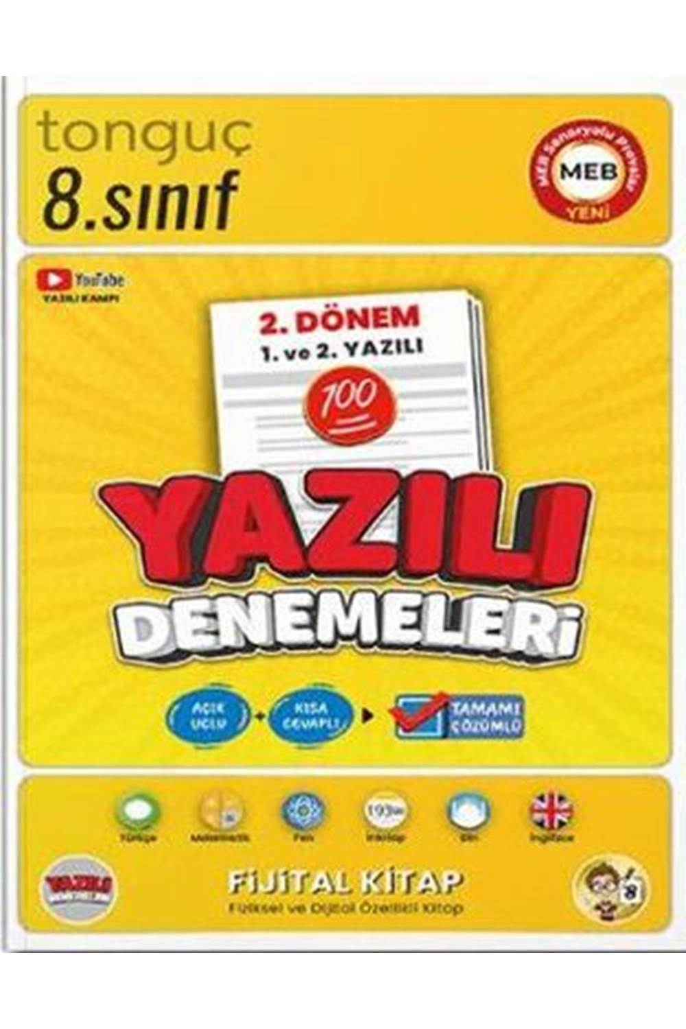 Tonguç 8. Sınıf Yazılı Denemeleri 2. Dönem 1 ve 2. Yazılı