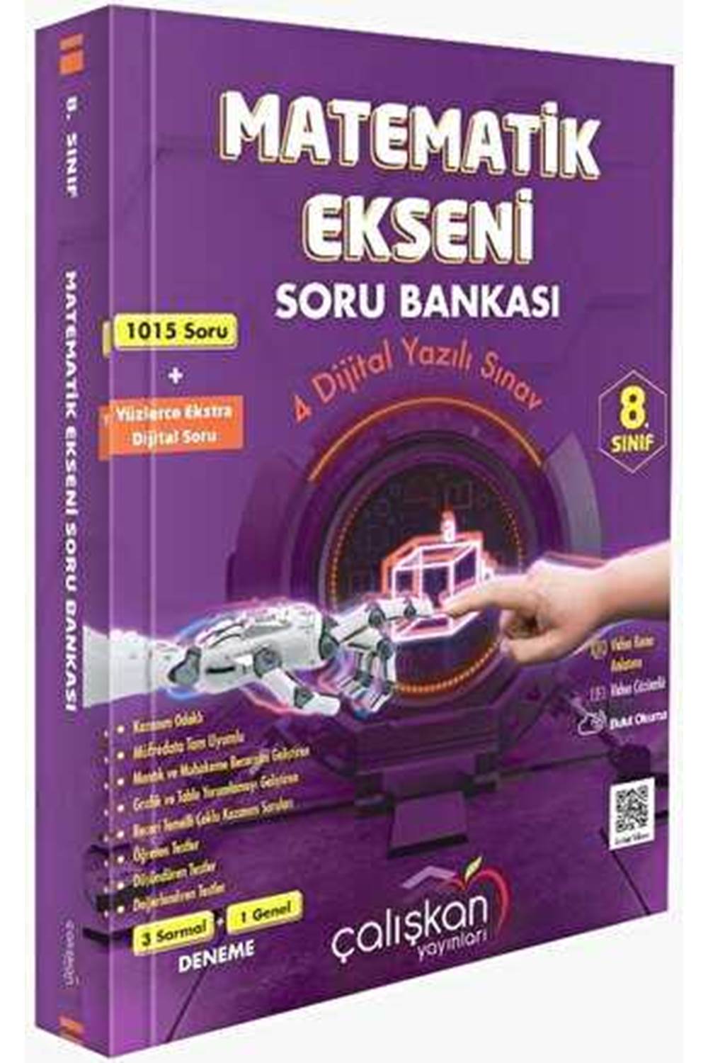 Çalışkan Yayınları 8. Sınıf Matematik Ekseni Soru Bankası