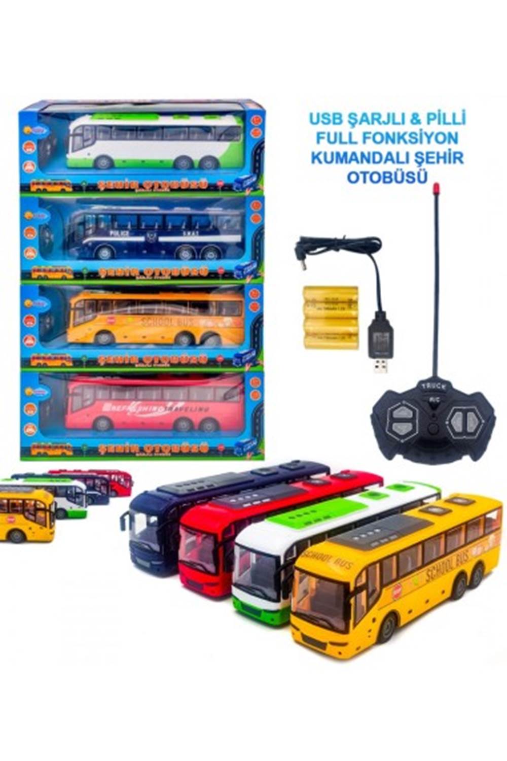 DMN UZAKTAN KUM. ŞARJLI FULL FONK.OTOBÜS