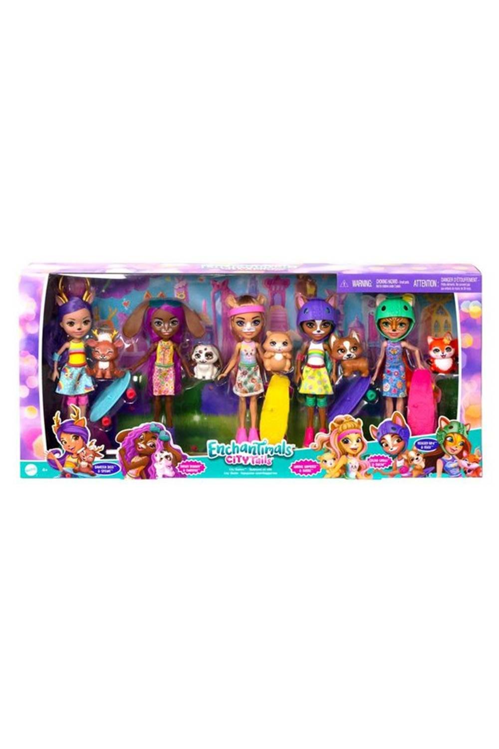 ENCHANTIMALS ŞEHİR BEBEKLERİ BEŞLİ PAKET