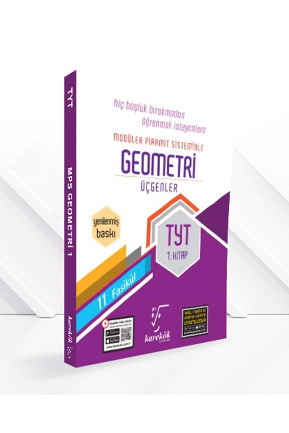 KAREKÖK TYT GEOMETRİ 1. KİTAP MPS (MODÜLER PİRAMİT SİSTEMİ)