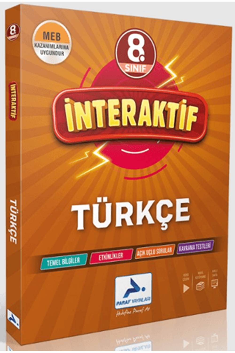 Paraf Yayınları 8. Sınıf İnteraktif Türkçe Soru Kütüphanesi