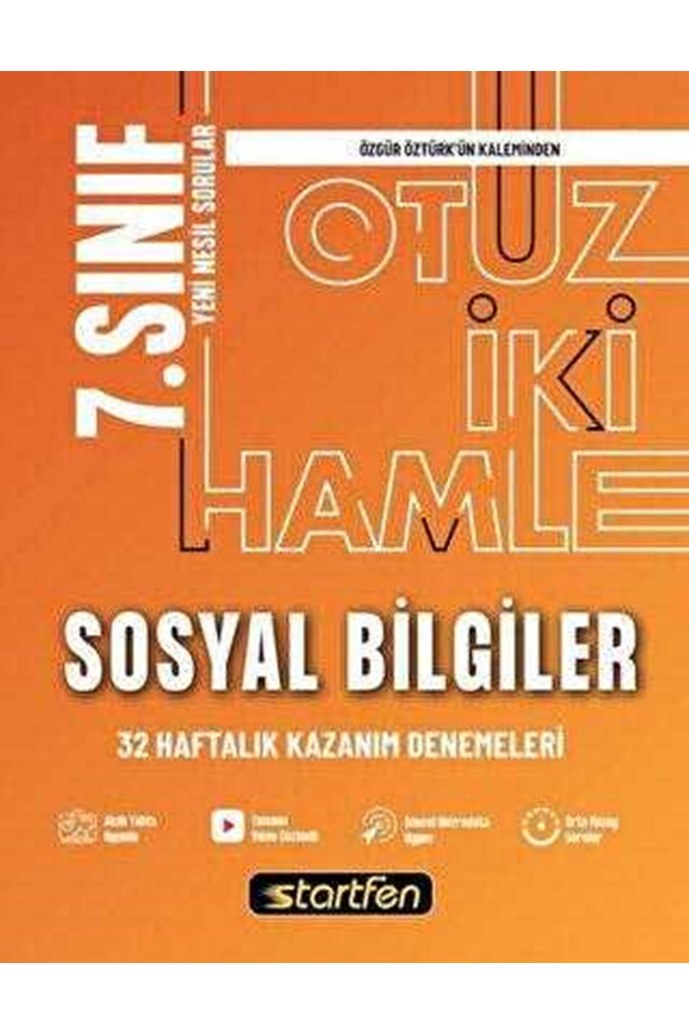 Startfen Yayınları 7. Sınıf Sosyal Bilgiler 32 Haftalık Kazanım DenemeleriKİ