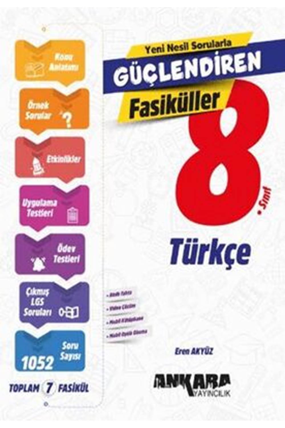 ANKARA 8.SINIF TÜRKÇE FASİKÜL KONU+SORU