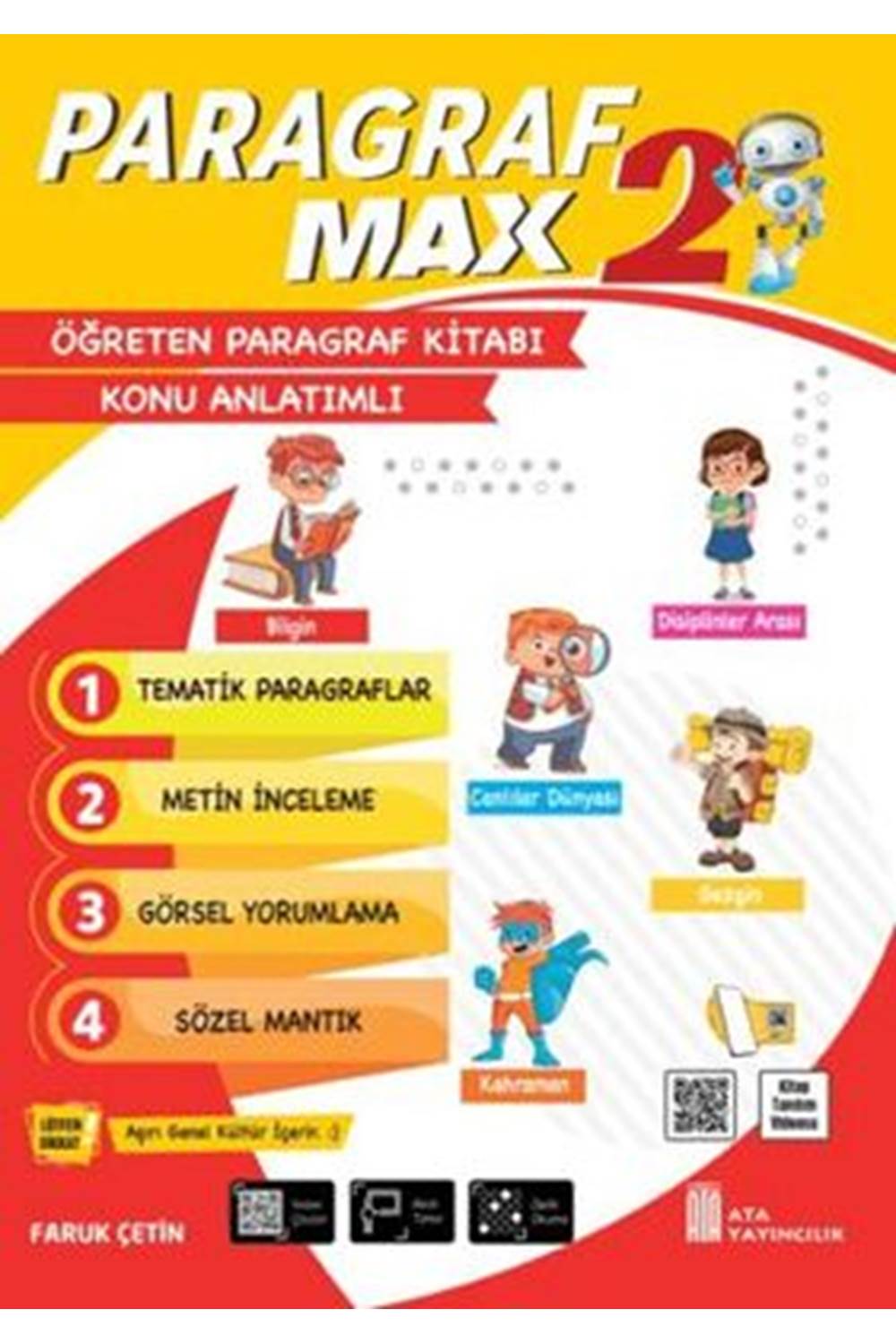 Ata Yayıncılık 2. Sınıf Paragraf Max Öğreten Paragraf Kitabı