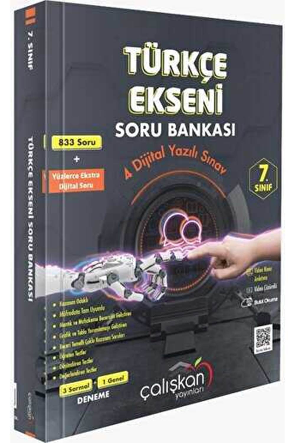 Çalışkan Yayınları 7. Sınıf Türkçe Ekseni Soru Bankası
