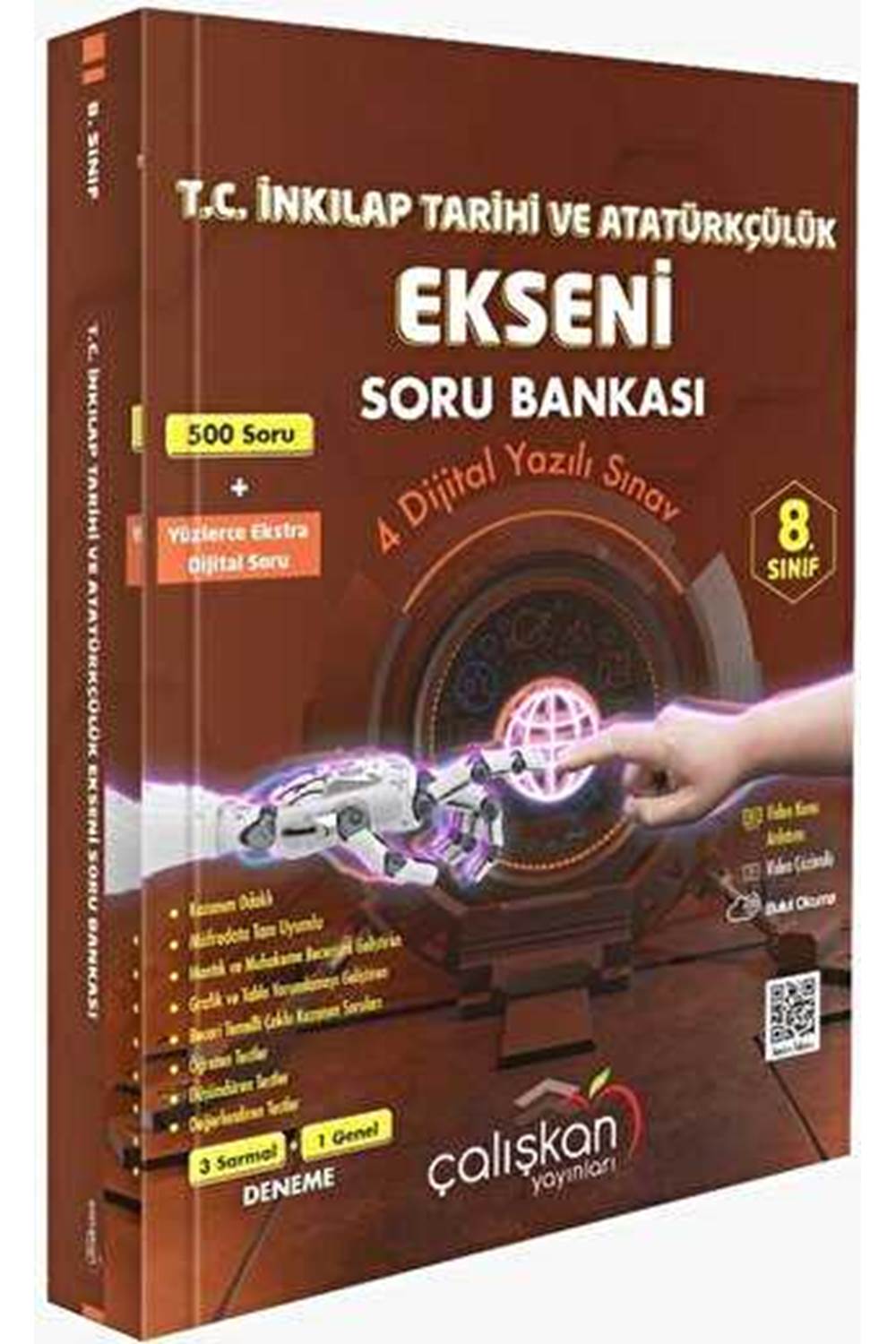 Çalışkan Yayınları 8. Sınıf T.C. İnkılap Tarihi ve Atatürkçülük Ekseni Soru Bankası