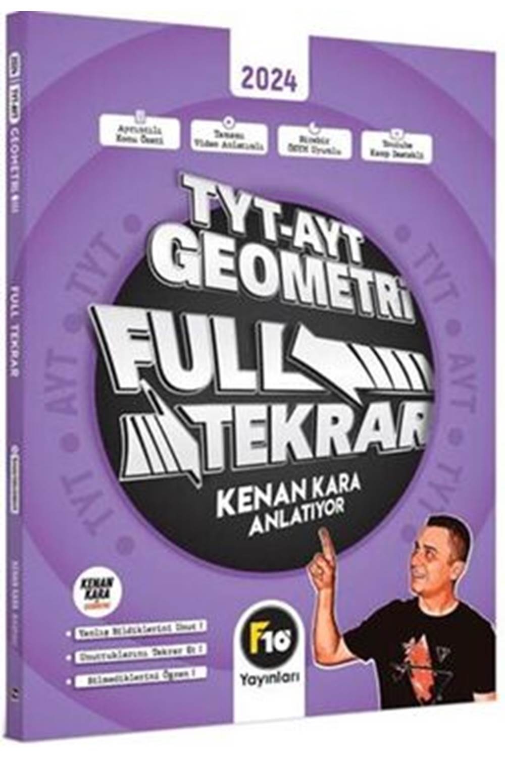 F10 Yayınları TYT-AYT Geometri Full Tekrar Video Ders Kitabı