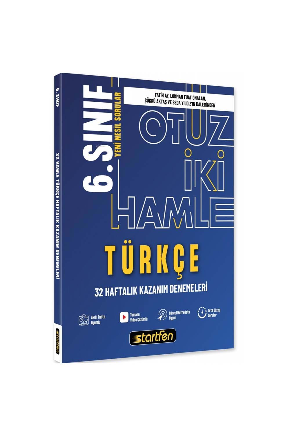 Startfen Yayınları 6. Sınıf Türkçe 32 Haftalık Kazanım Denemeleri