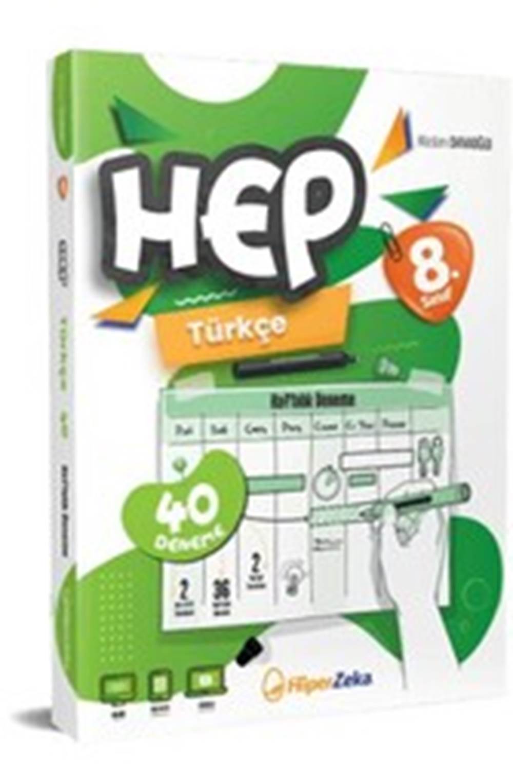 8. Sınıf HEP Türkçe Haftalık Deneme Föyleri