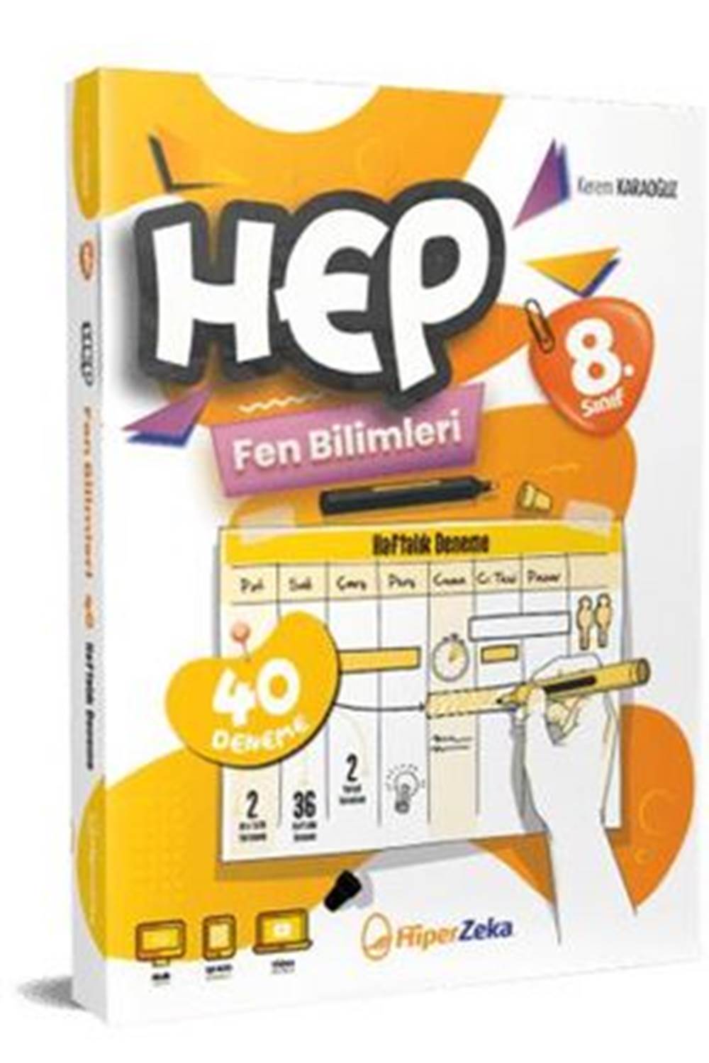 8. Sınıf HEP Fen Bilimleri Haftalık Deneme Föyleri