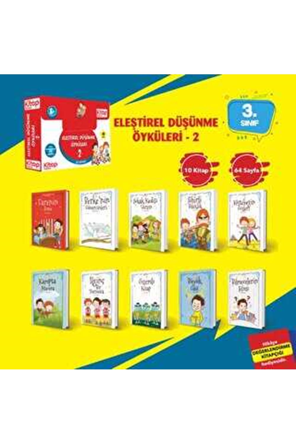 Eleştirel ve Yaratıcı Düşünme Öyküleri - 2 10 Kitap - Etkinlik Testi - Değerlendirme Testi