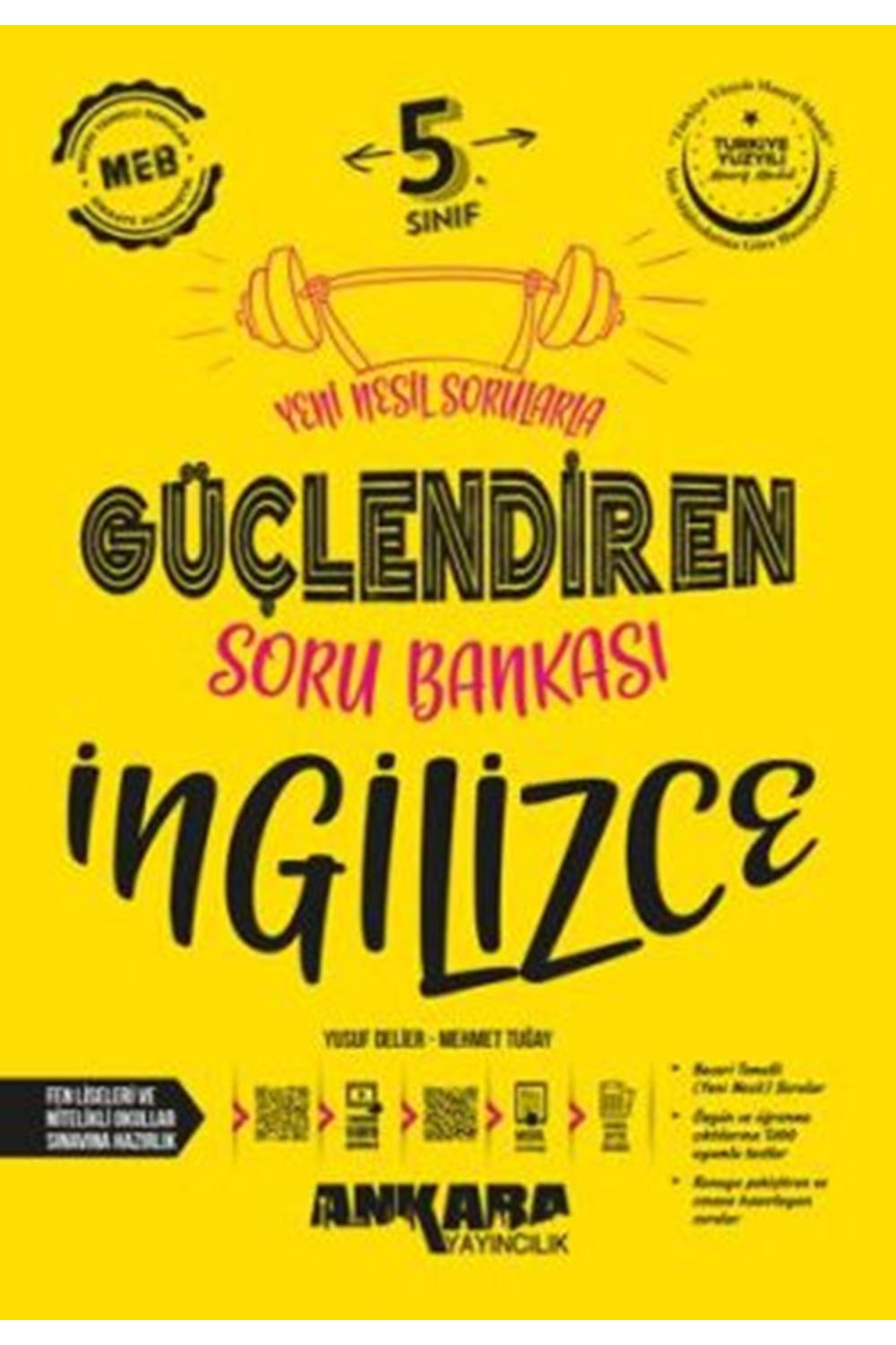 Ankara Yayıncılık 5. Sınıf Güçlendiren İngilizce Soru Bankası
