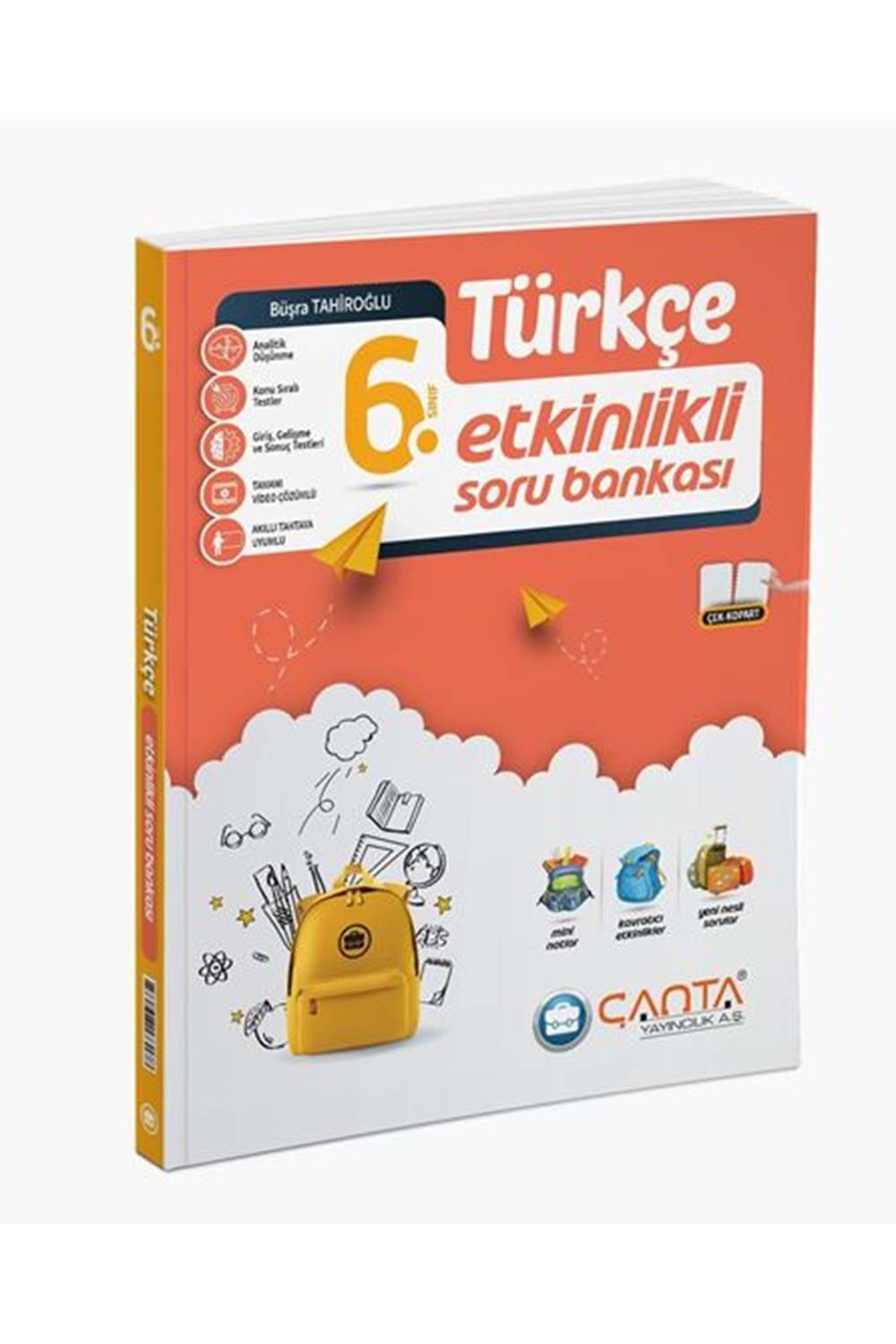 6.Sınıf Türkçe Etkinlikli Kazanım Soru Bankası 2024-2025