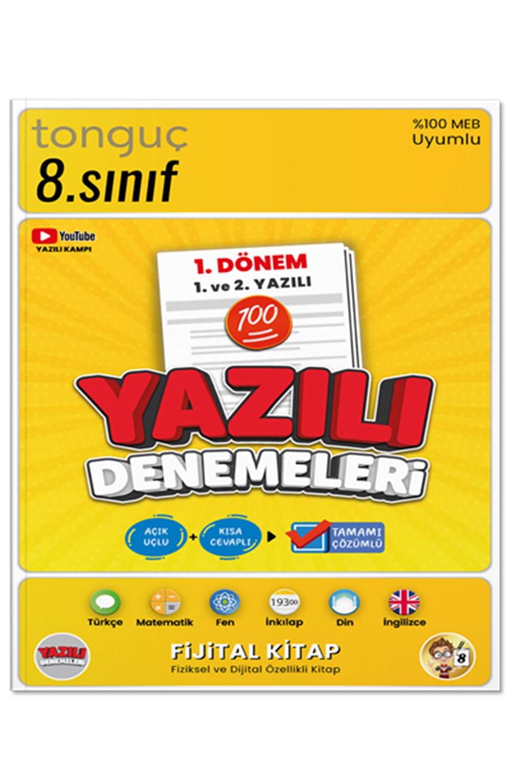Tonguç 8. Sınıf Yazılı Denemeleri 1. Dönem 1 ve 2. Yazılı
