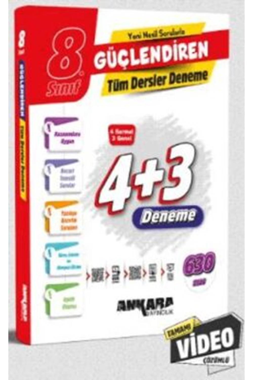 ANKARA 7.SINIF 8. SINIF 4+3 TÜM DERSLER DENEME PAKET DENEME