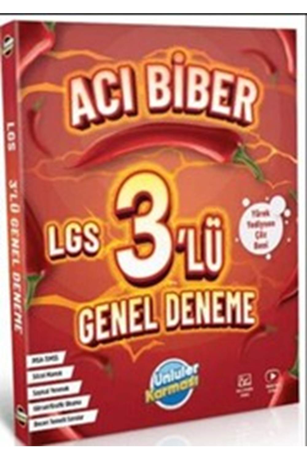 Ünlüler Karması 8.Sınıf LGS Acı Biber Genel 3 Lü Deneme Ünlüler Karması