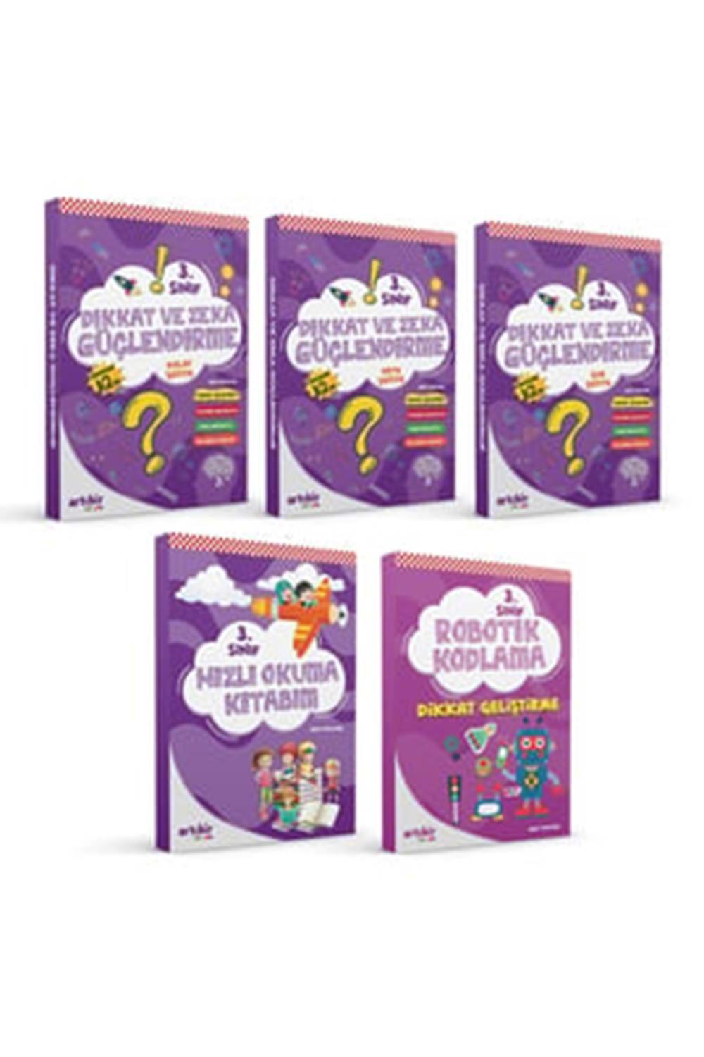 3. Sınıf Dİkkat ve Zeka Güçlendirme 5li set