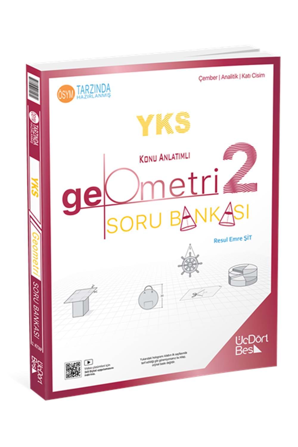 Üç Dört Beş Yayınları Geometri Konu Anlatımlı Soru Bankası 2. Kitap