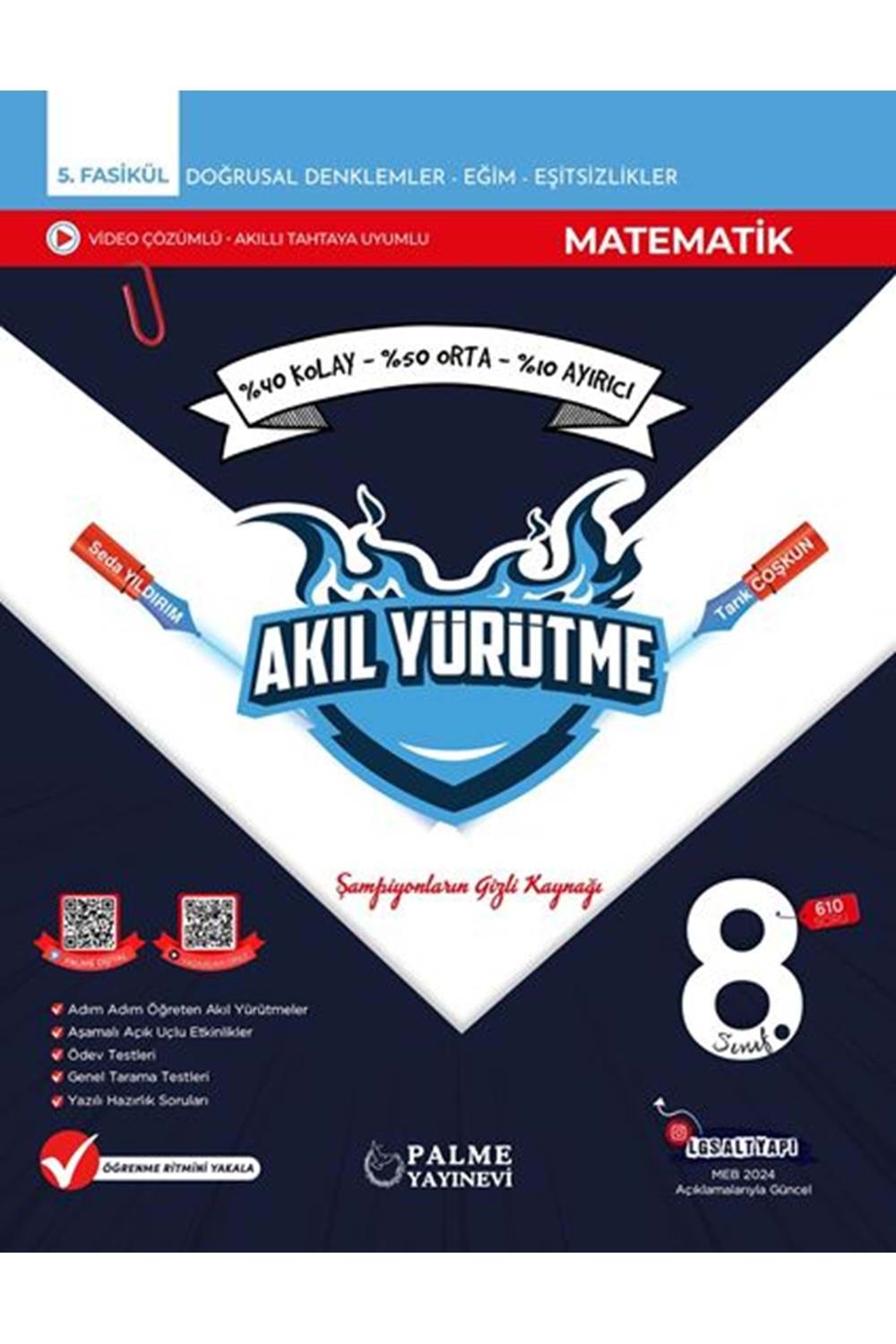 PALME 8.SINIF MATEMATİK AKIL YÜRÜTME KİTABI 5.FASİKÜL