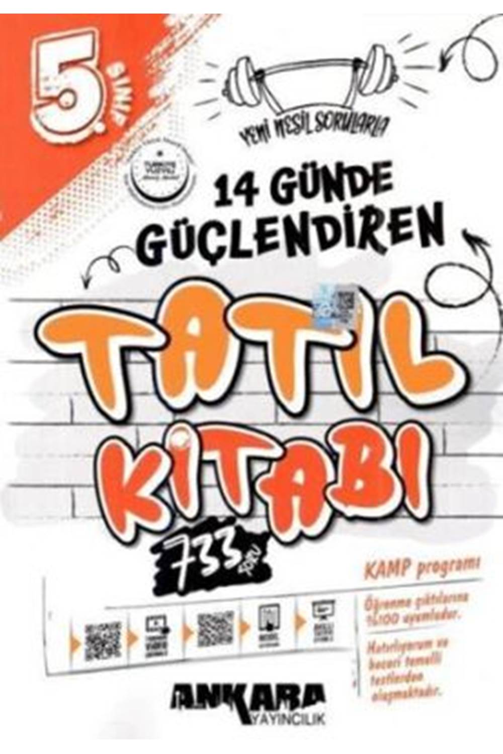 Ankara Yayıncılık 5. Sınıf 14 Günde Güçlendiren Tatil Kitabı