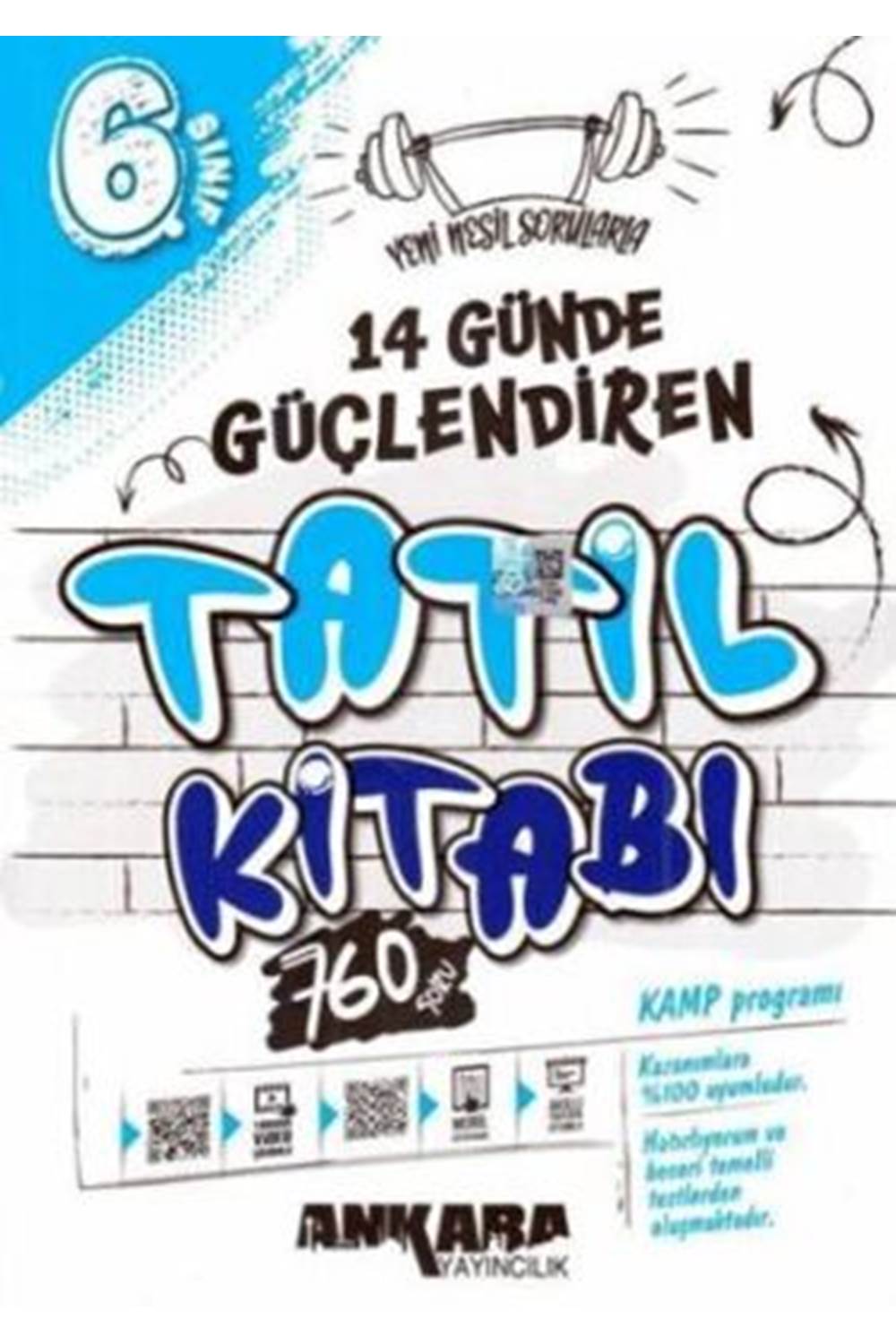 Ankara Yayıncılık 6. Sınıf 14 Günde Güçlendiren Tatil Kitabı