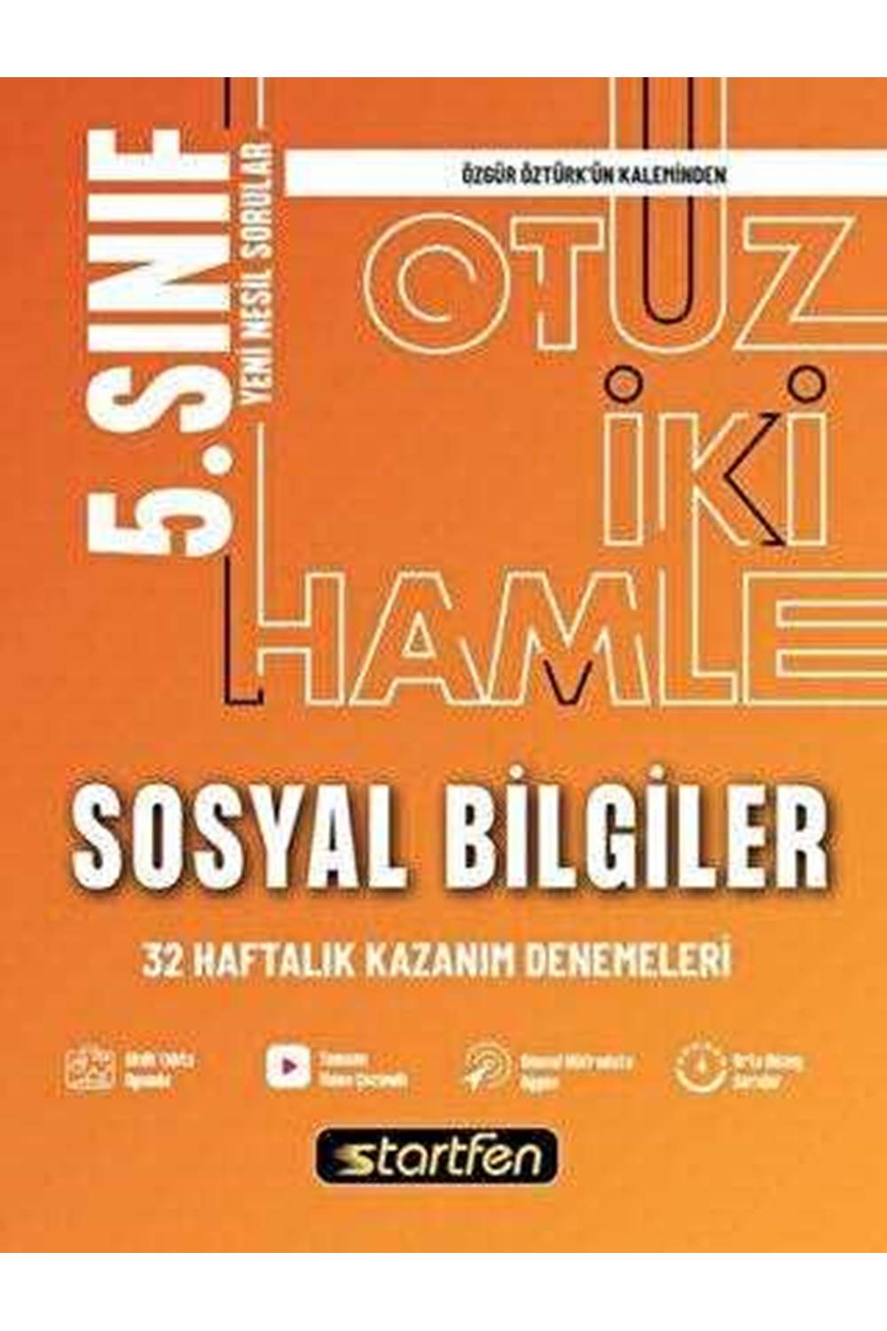 Startfen Yayınları 5. Sınıf Sosyal Bilgiler 32 Haftalık Kazanım Denemeleri