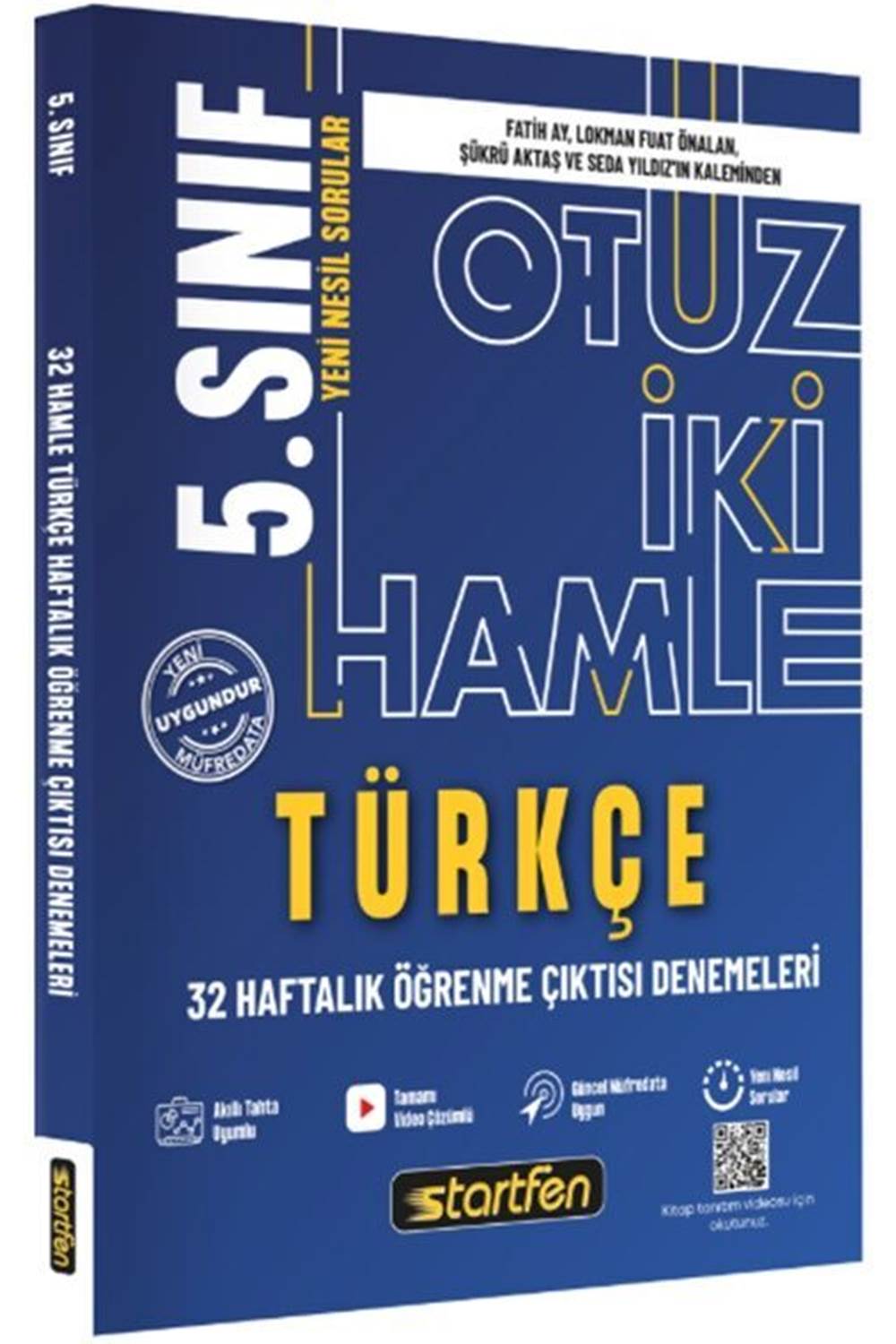 Startfen Yayınları 5. Sınıf Türkçe 32 Hamle Kazanım Denemeleri