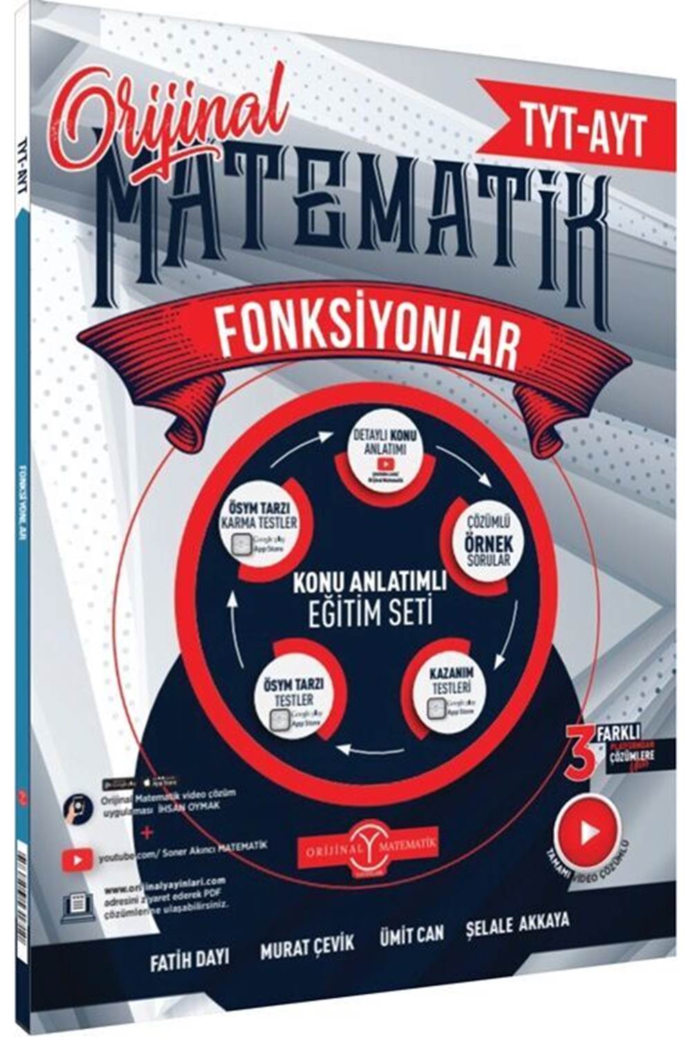 Orijinal Yayınları TYT AYT Matematik Fonksiyonlar Konu Anlatımlı Eğitim Seti