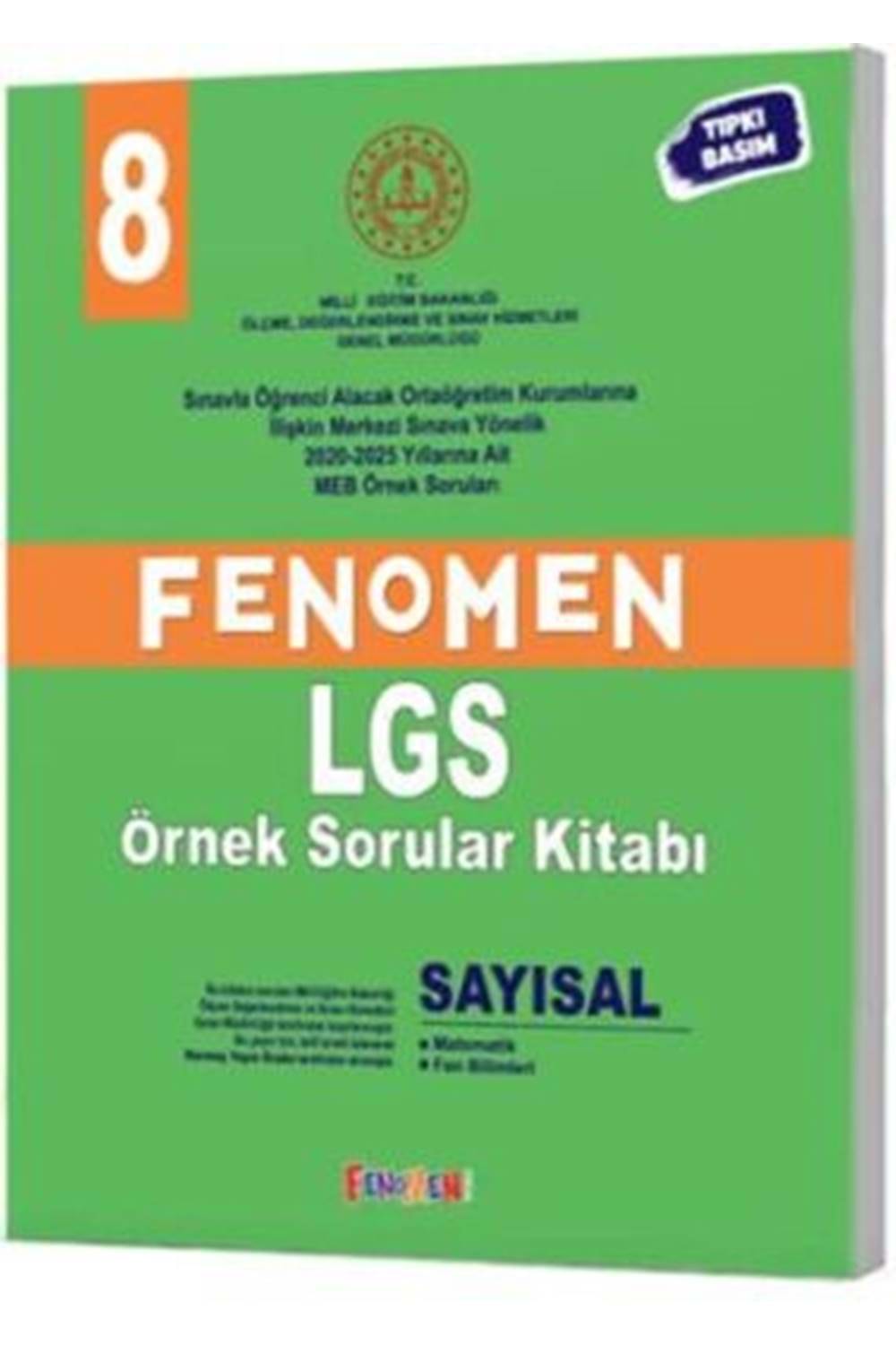 Fenomen Kitap Fenomen 8 MEB Sayısal Örnek Sorular
