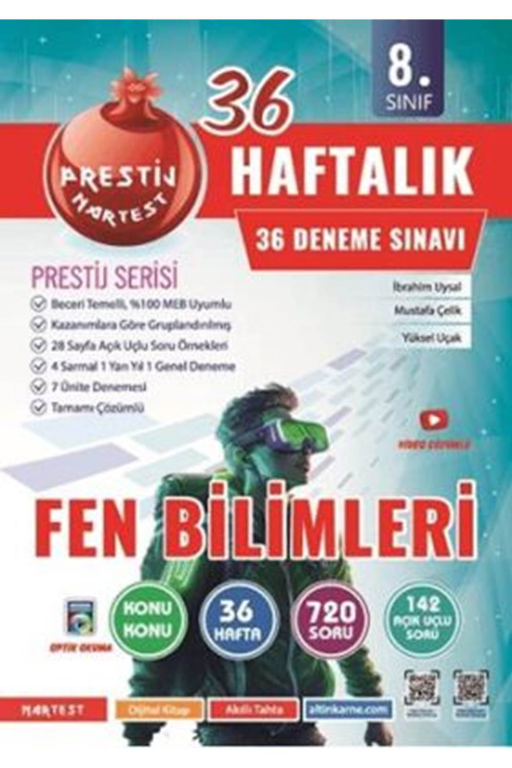 Nartest Yayınevi 8. Sınıf 36 Haftalık Fen Bilimleri Denemeleri