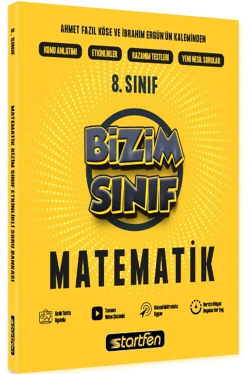 Startfen Yayınları 8. Sınıf Matematik Bizim Sınıf Etkinlikli Soru Bankası