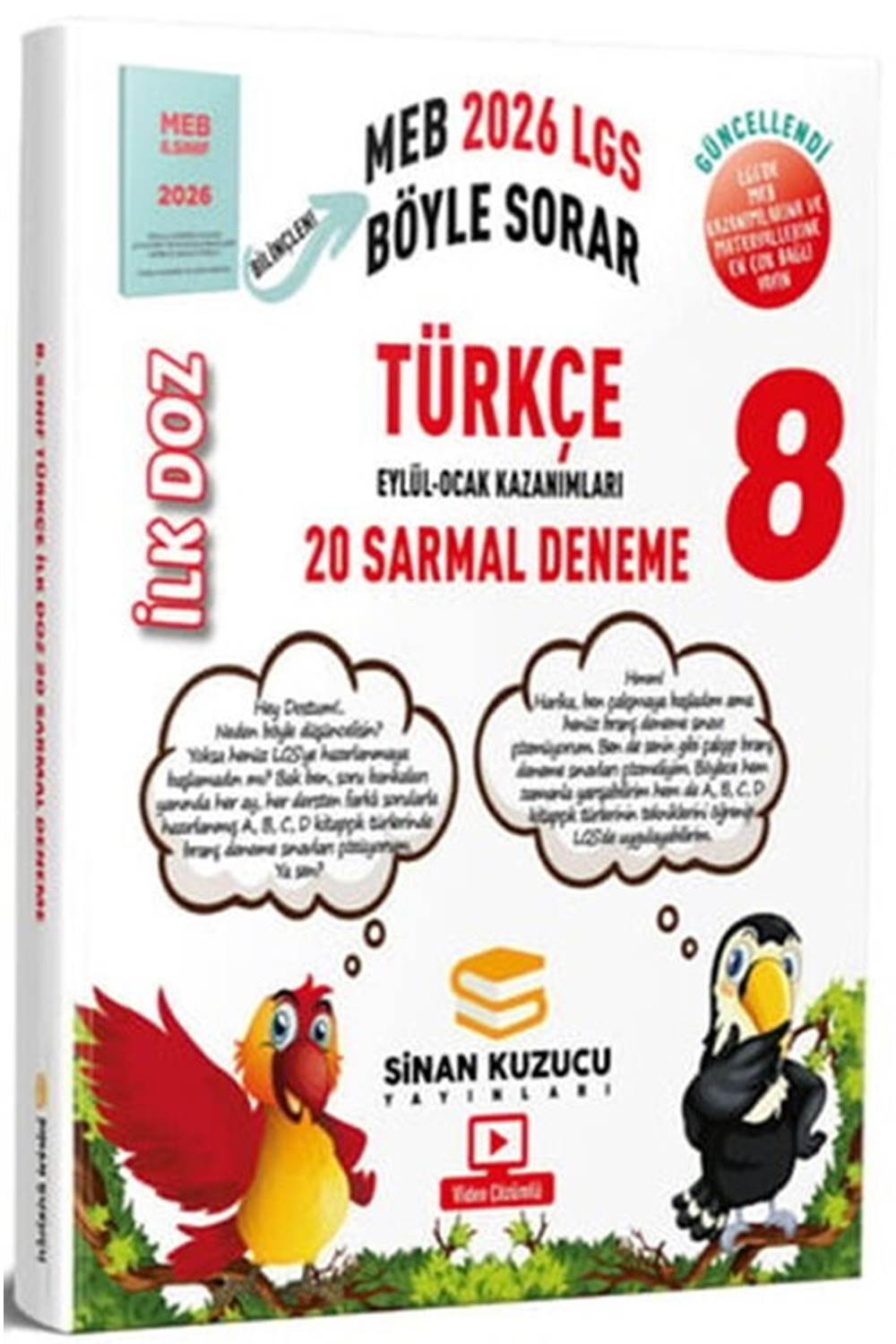 Sinan Kuzucu 2026 8. Sınıf Türkçe İlk Doz Sarmal Branş Denemeleri