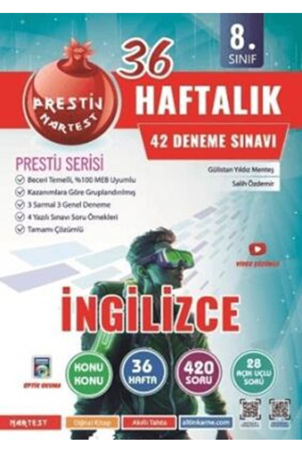 Nartest Yayınevi 8. Sınıf Haftalık İngilizce Denemeleri