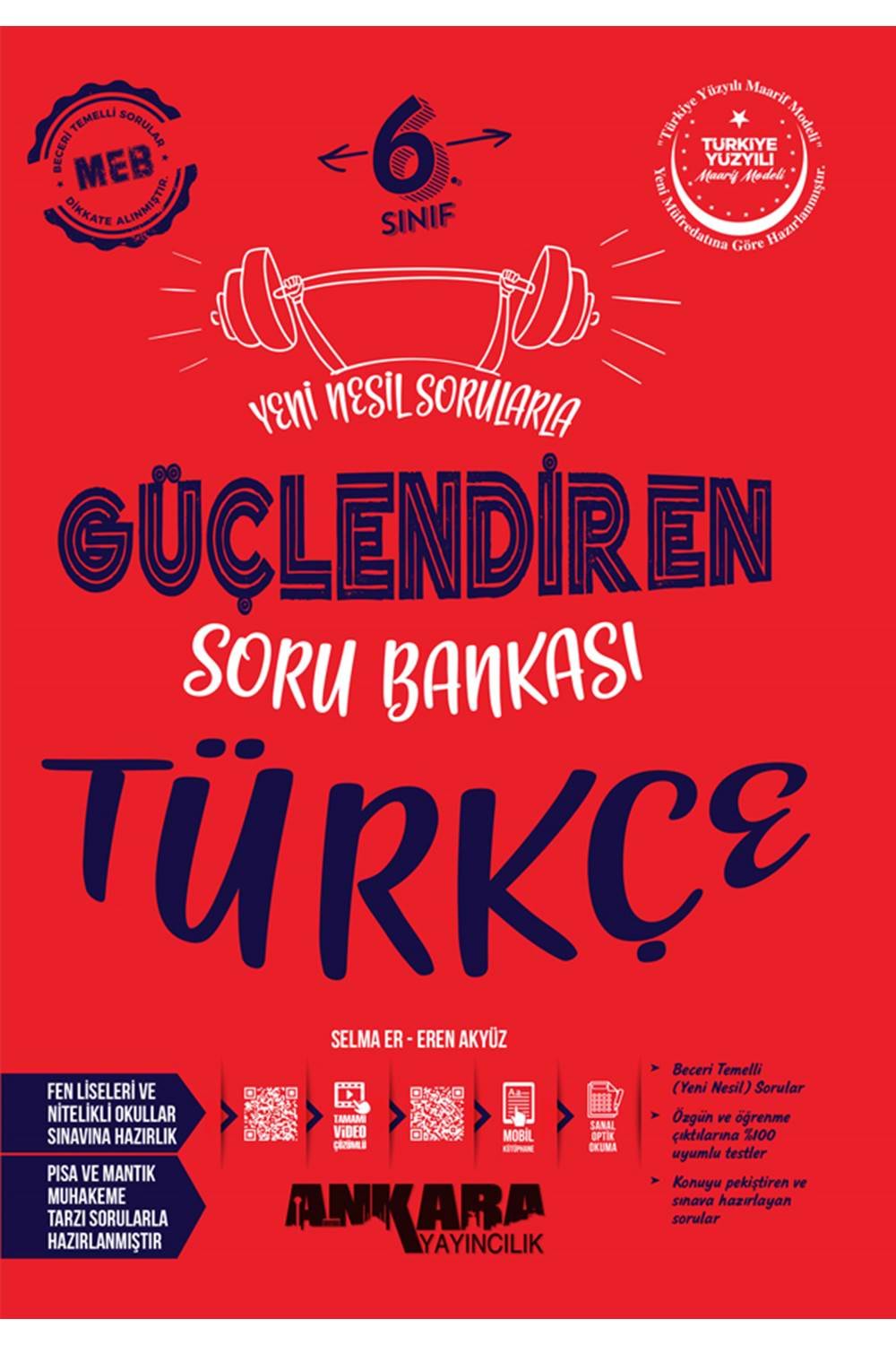 Ankara 6. Sınıf Türkçe Güçlendiren Soru Bankası Soru