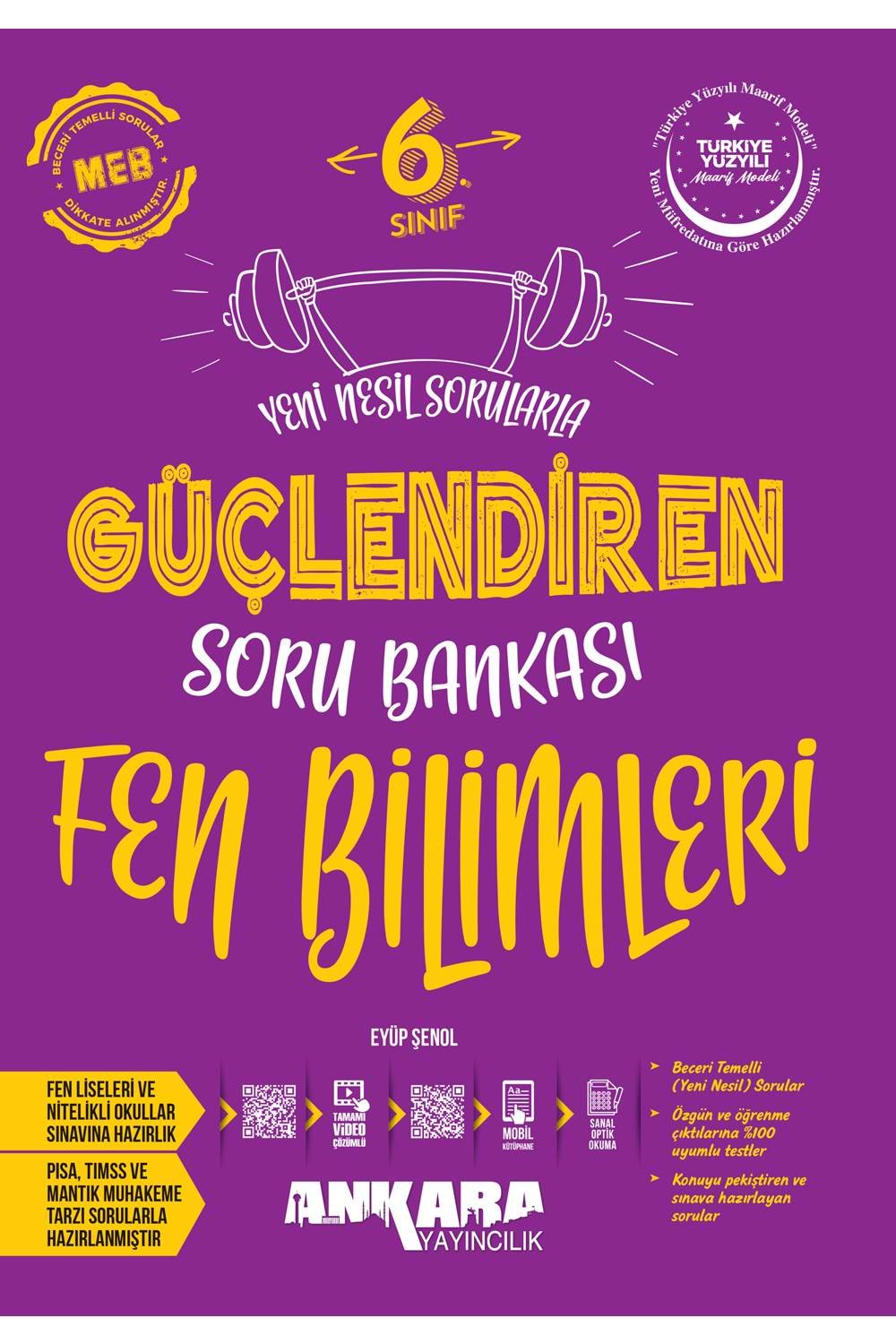 Ankara 6. Sınıf Fen Bilimleri Güçlendiren Soru Bankası