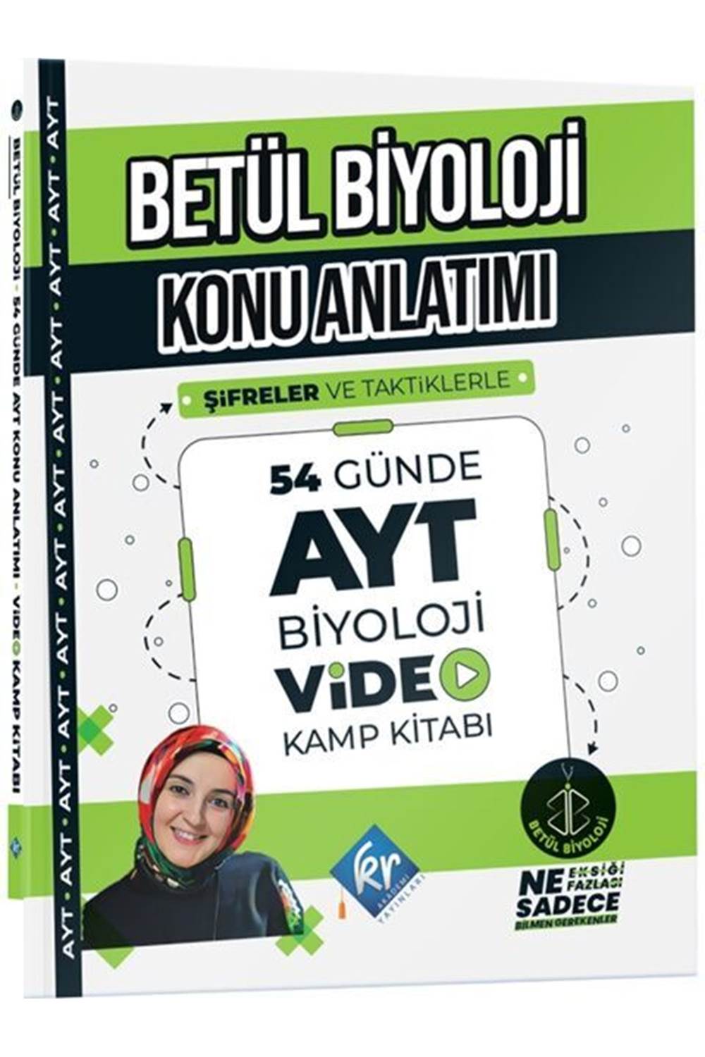 KR Akademi Betül Biyoloji Konu Anlatımı 54 Günde AYT Biyoloji Video Kamp Kitabı