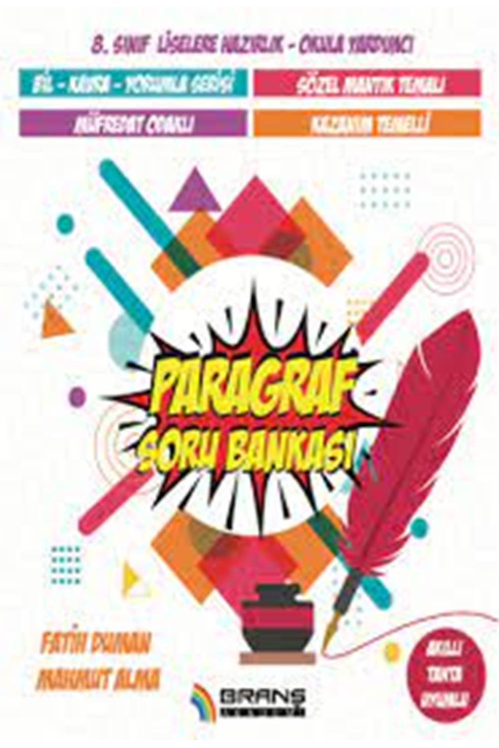 8. Sınıf Paragraf Soru Bankası - Branş Akademi