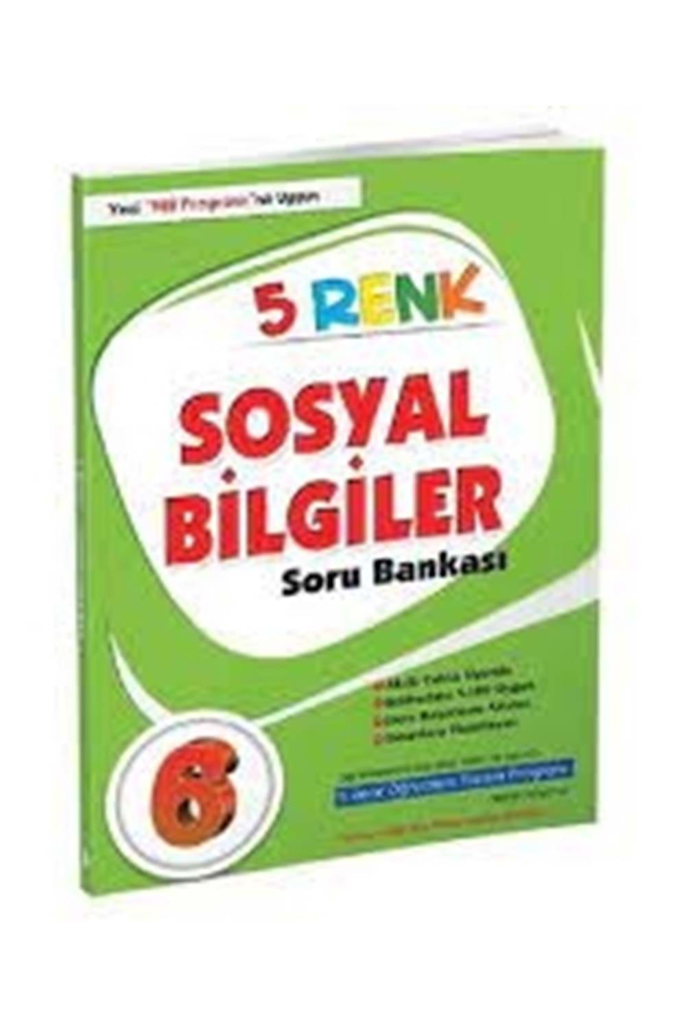6.sınıf Sosyal Bilgiler Soru Bankası 5 Renk
