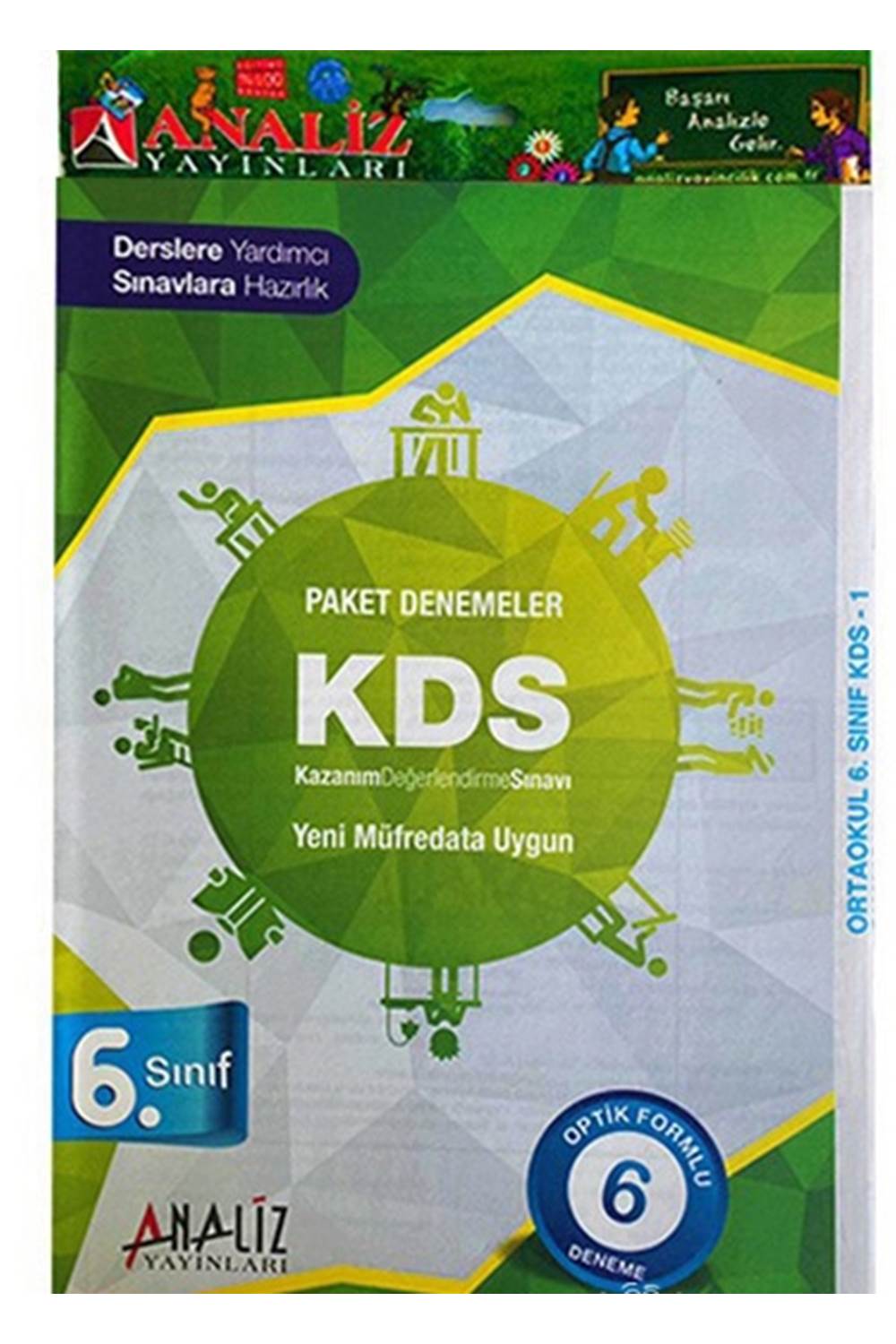 6. SINIF PAKET KDS DENEME 5Lİ VE 6LI / OPTİK FORMLU