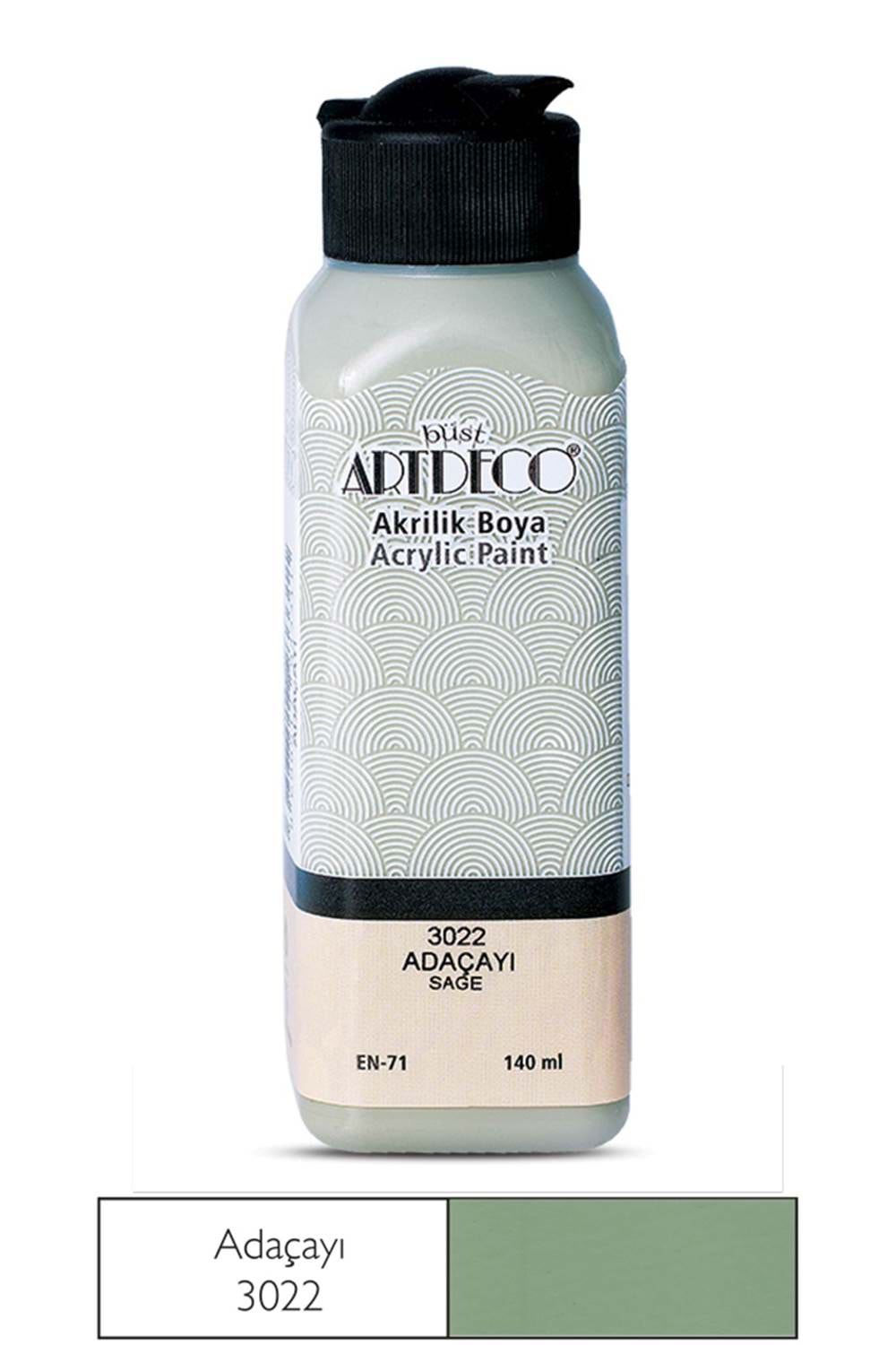 Artdeco Akrilik Boya 140ml Adaçayı 3022