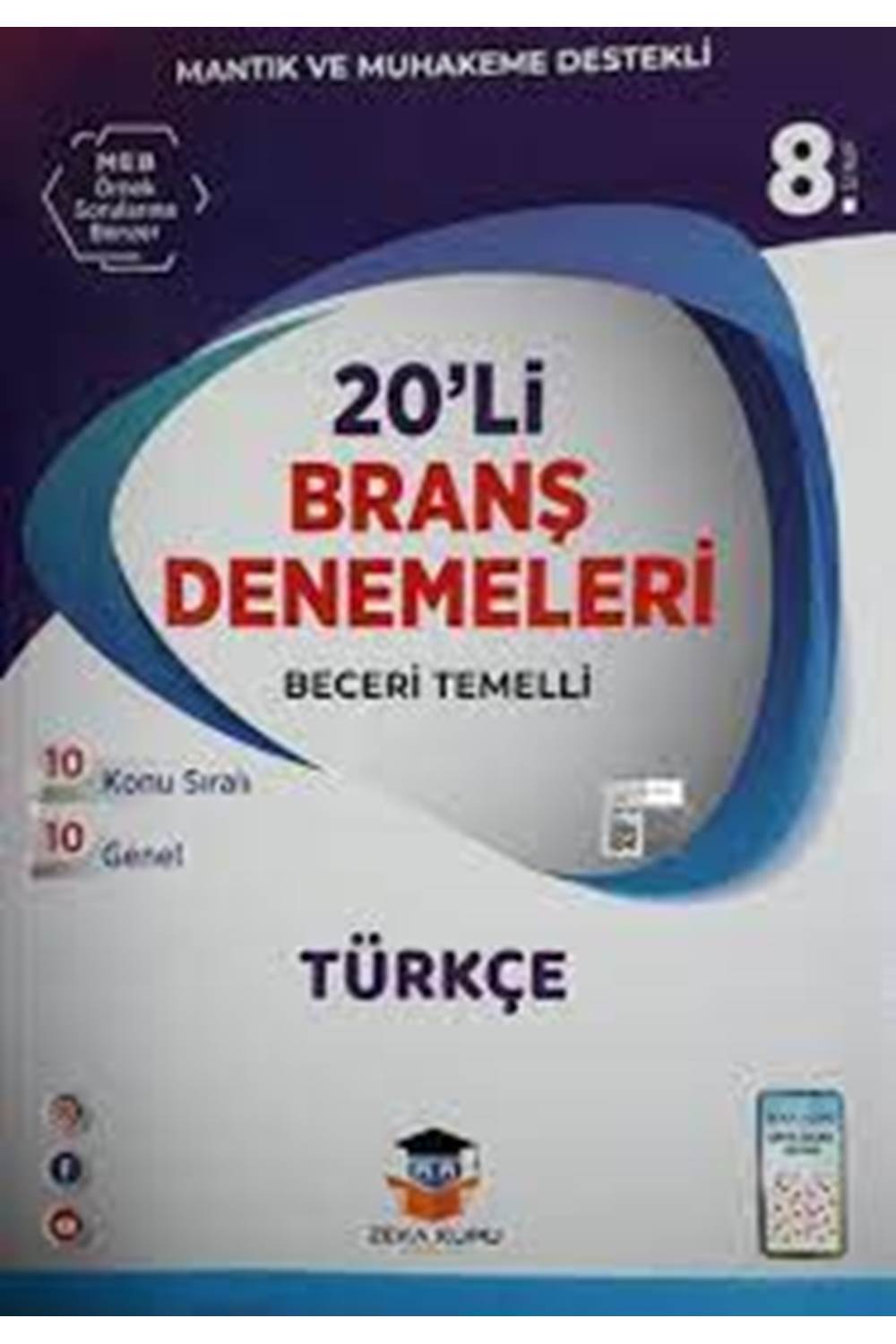 ZEKA KÜPÜ 8. SINIF TÜRKÇE 20'Lİ BRANŞ DENEMESİ