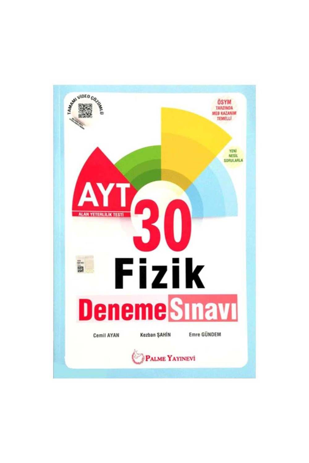 PALME YKS AYT FİZİK 30 DENEME SINAVI *YENİ*
