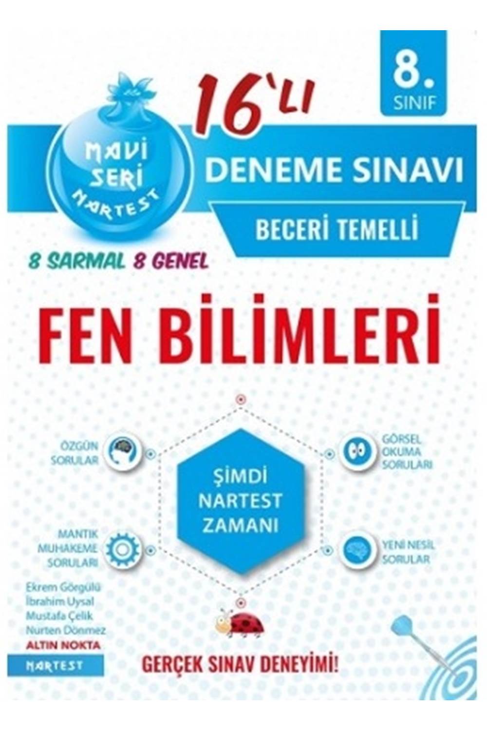 Nartest Yayınevi 8. Sınıf Fen Bilimleri Nar Tanesi 16 lı Deneme Sınavı